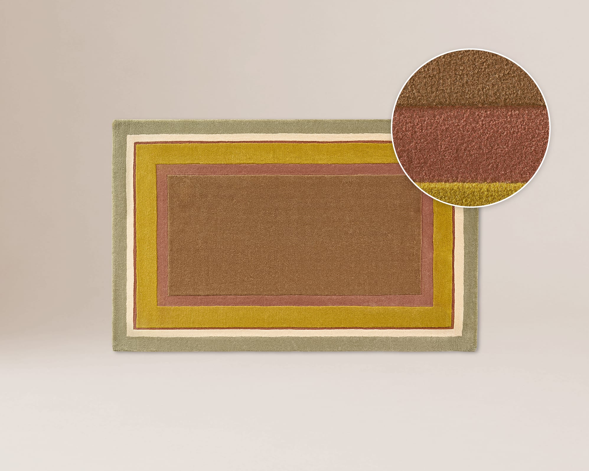 Tan France Maya Area Rug 1