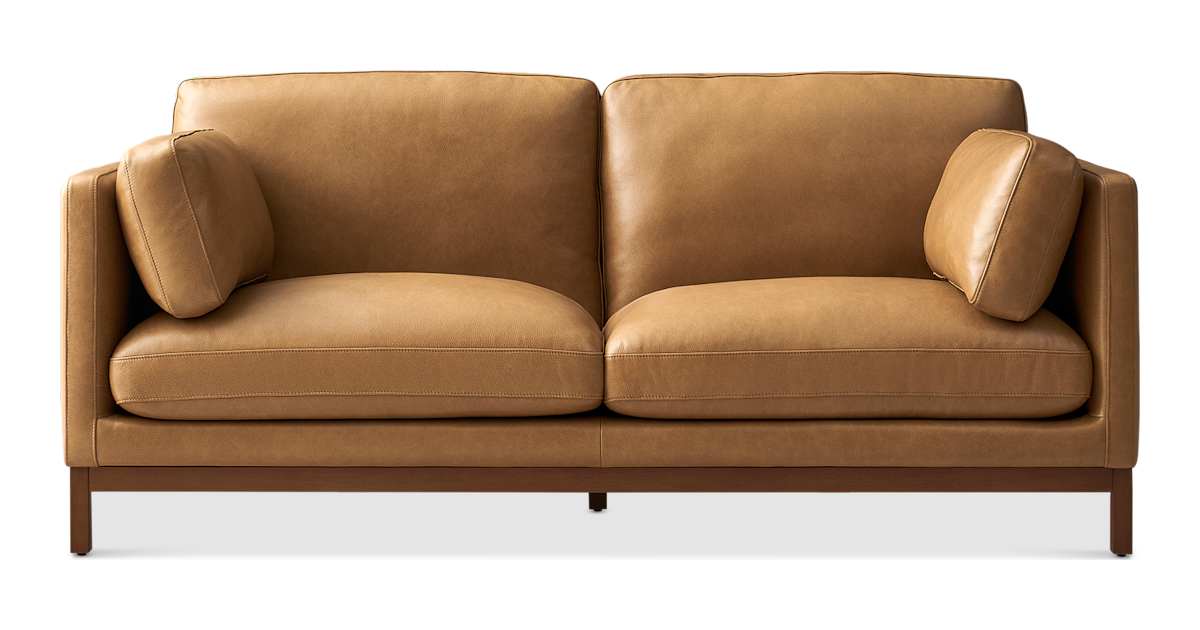 Owen II Leather 2 Seater Sofa | Castlery Singapore