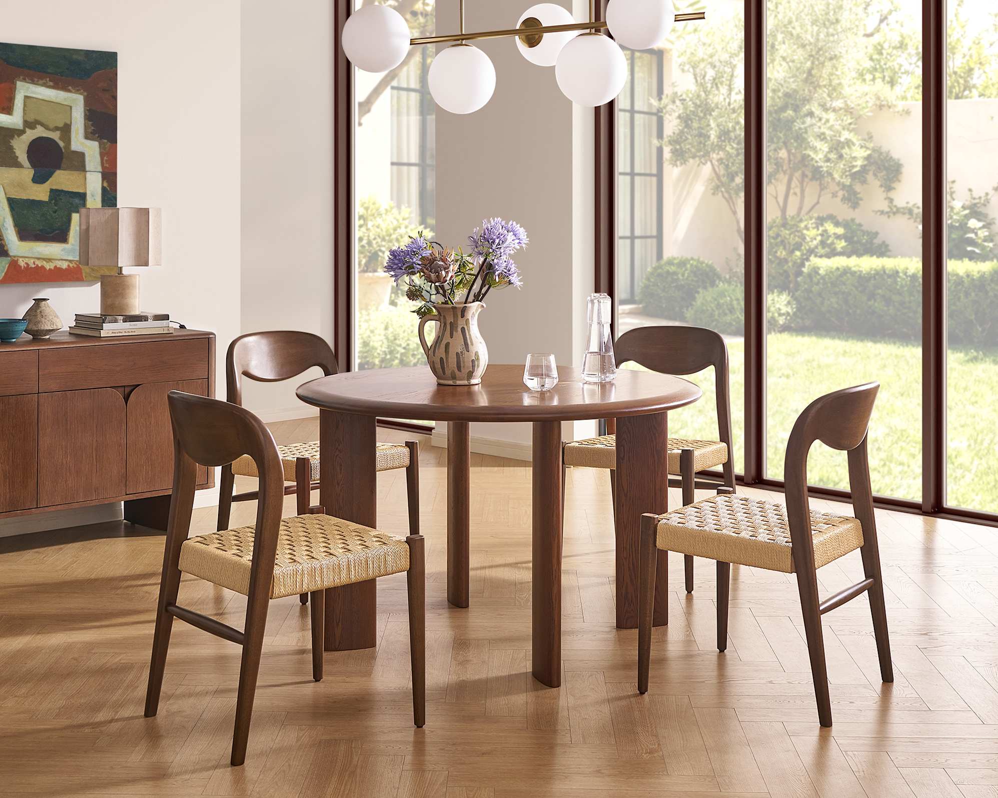 Vela Woven Cord Dining Chair 1