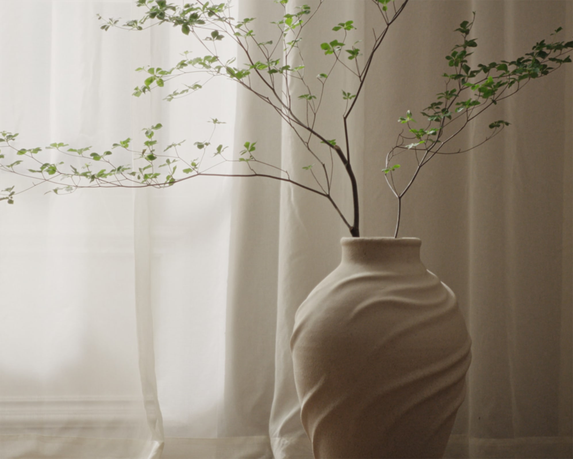 Tan France Reya Drape Tall Vase 4