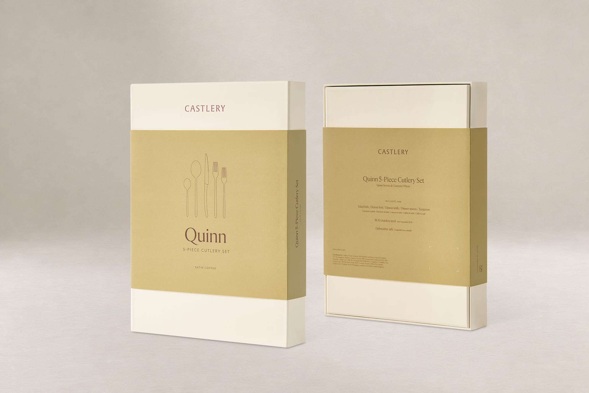 Quinn 18/10 Stainless Steel Cutlery Set 3