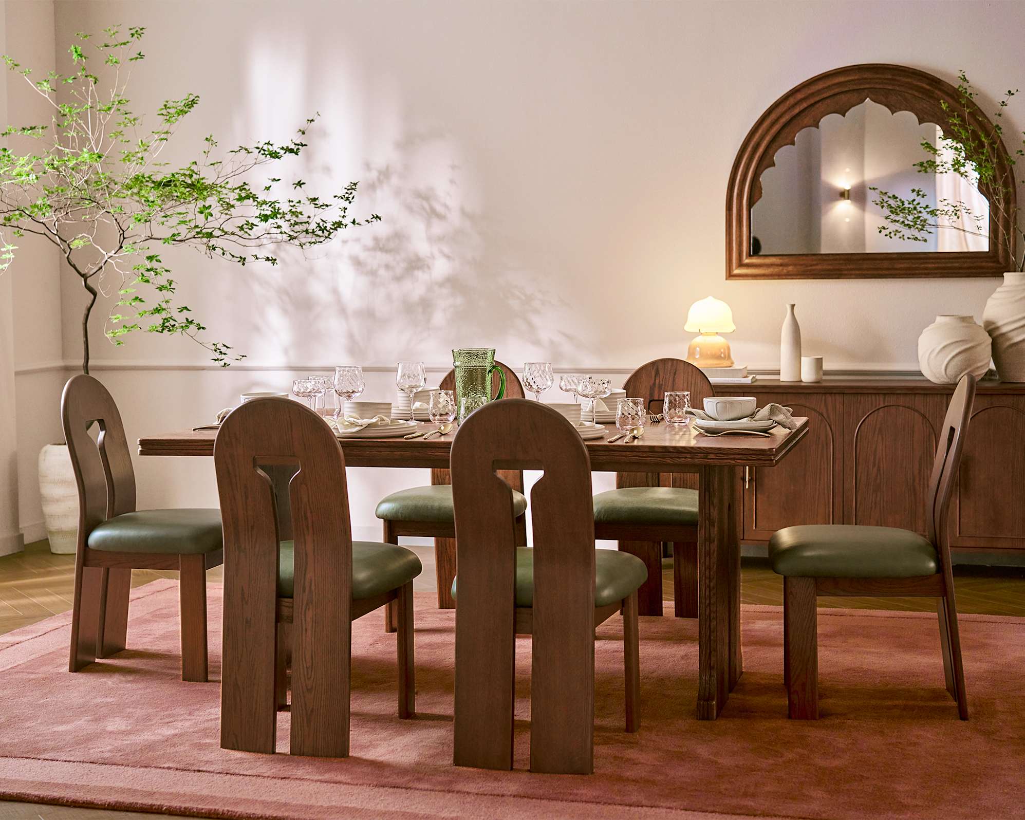 Tan France Avan Leather Dining Chair 2