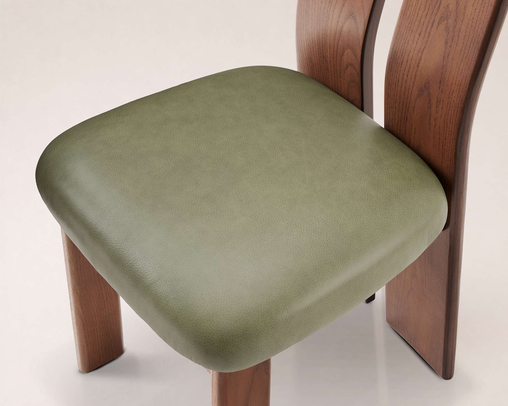 Tan France Avan Leather Dining Chair 4