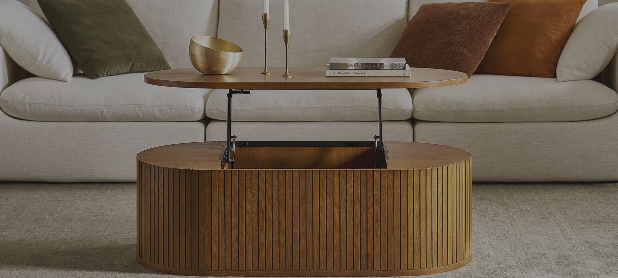 Lift-Top Storage Coffee Tables