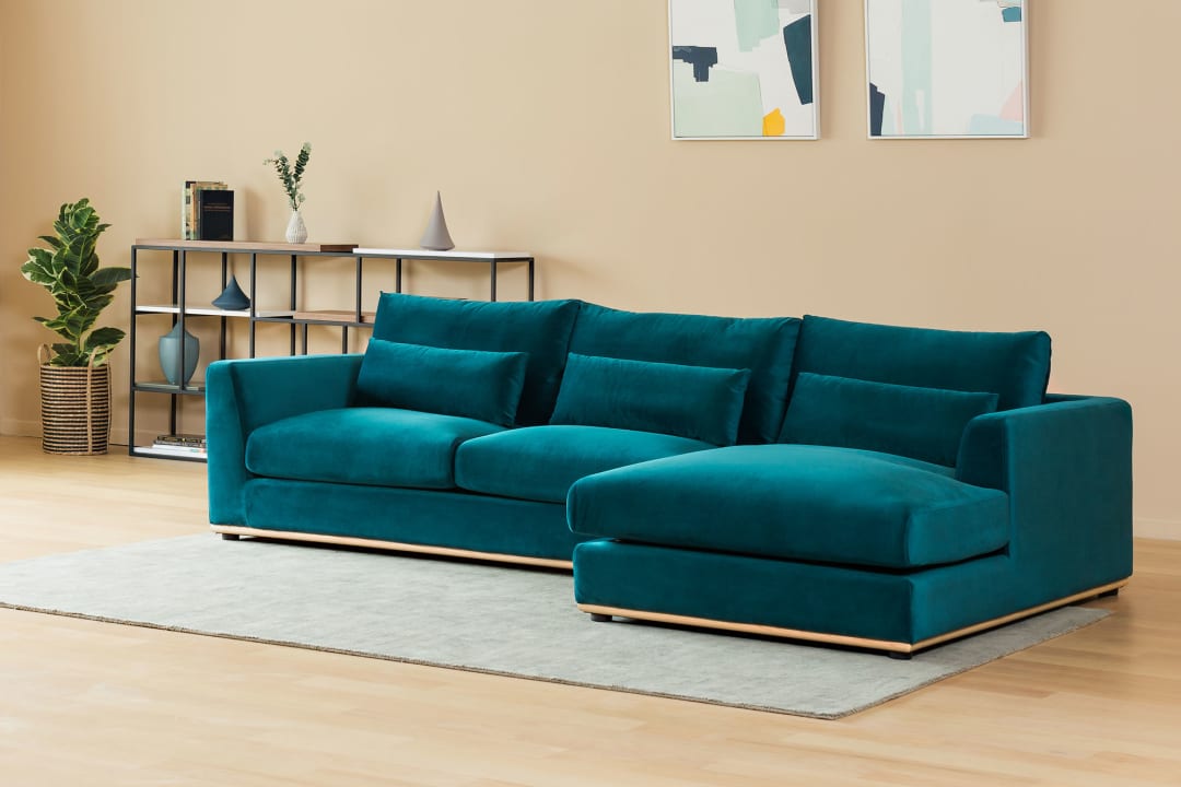 Teal Sectional Sofa
