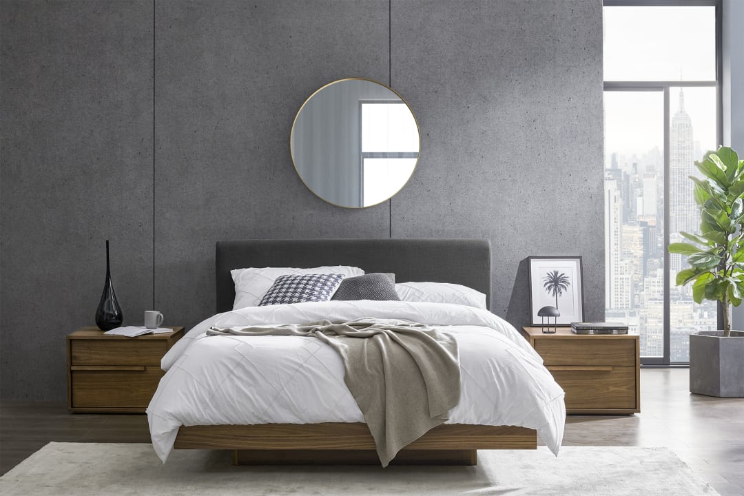 Joseph Bed King Stone Grey Castlery Singapore - Wooden Timber Bed Base Queen Joseph Bed King Stone Grey Castlery Singapore - Wooden Timber Bed Base Queen