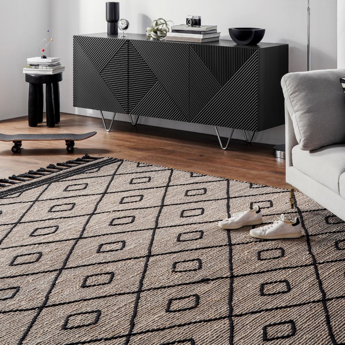 Living Room Area Rugs Placement Size