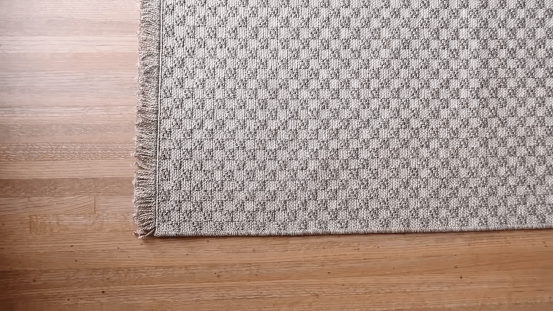 A rug placed on the floor