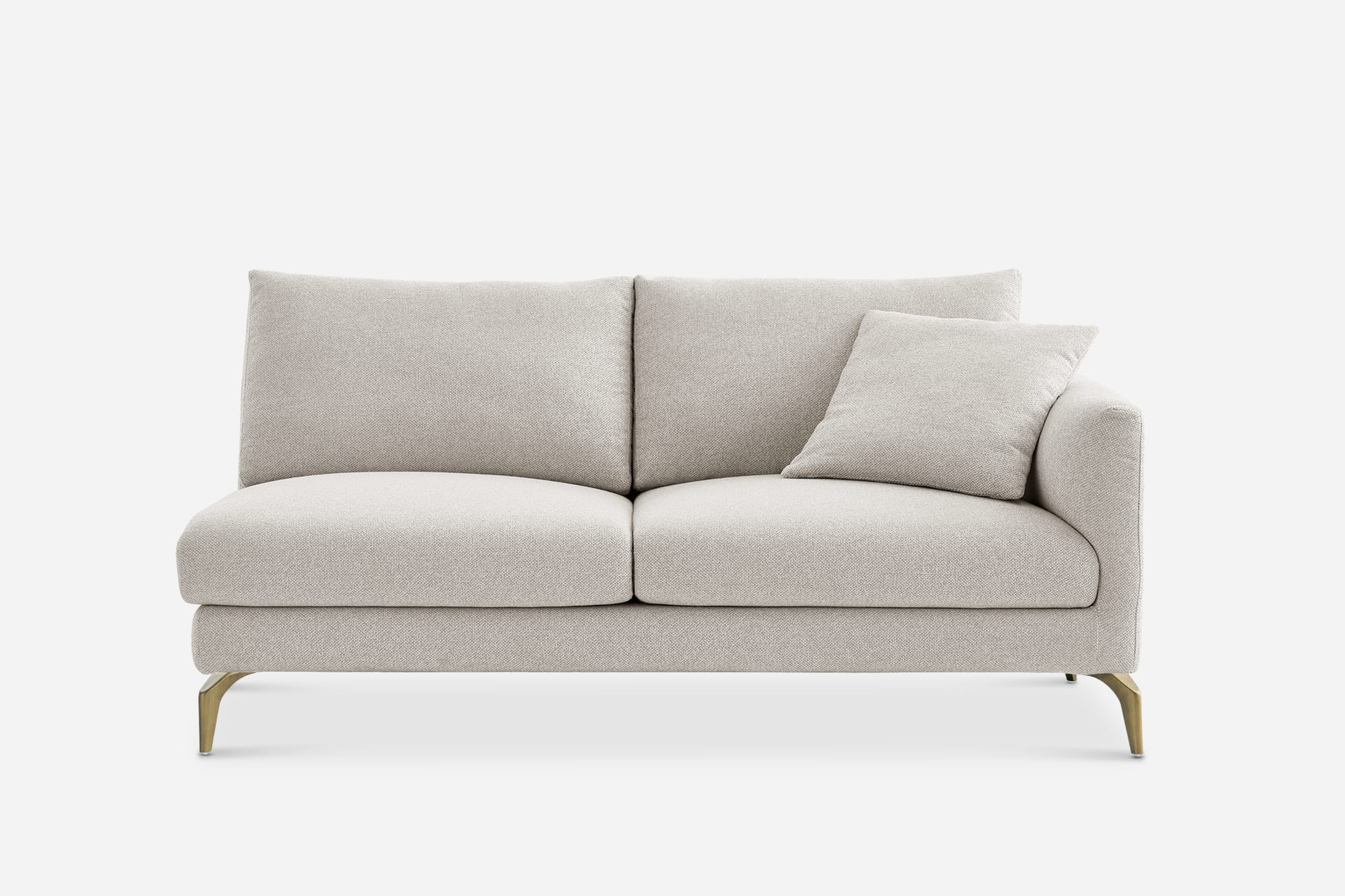 Lena Performance Fabric Right Arm 2 Seater Couch 0