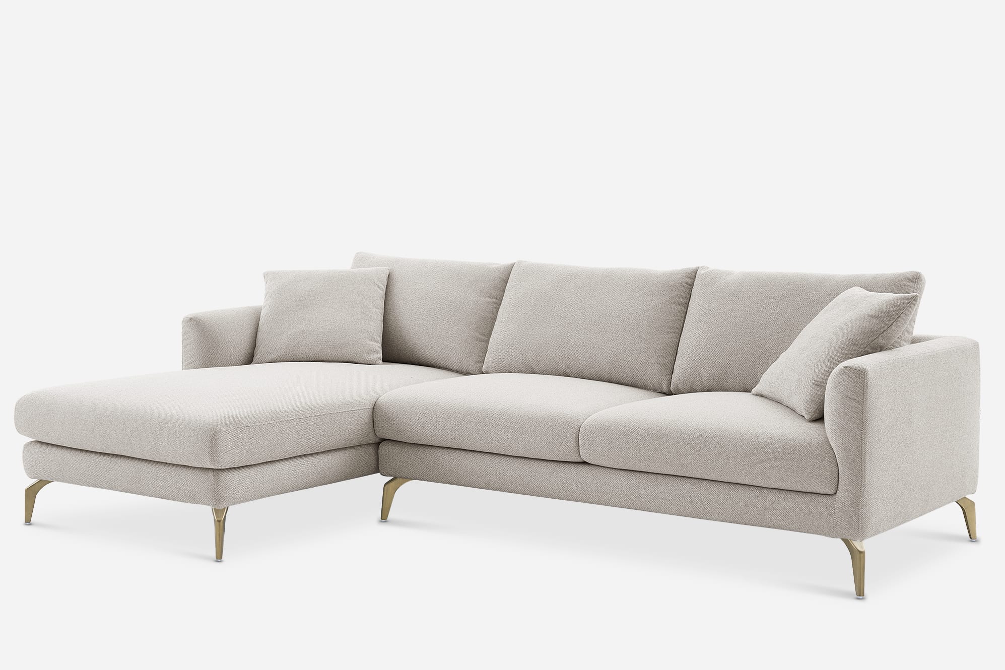 Lena Performance Fabric Chaise Sectional Couch 10