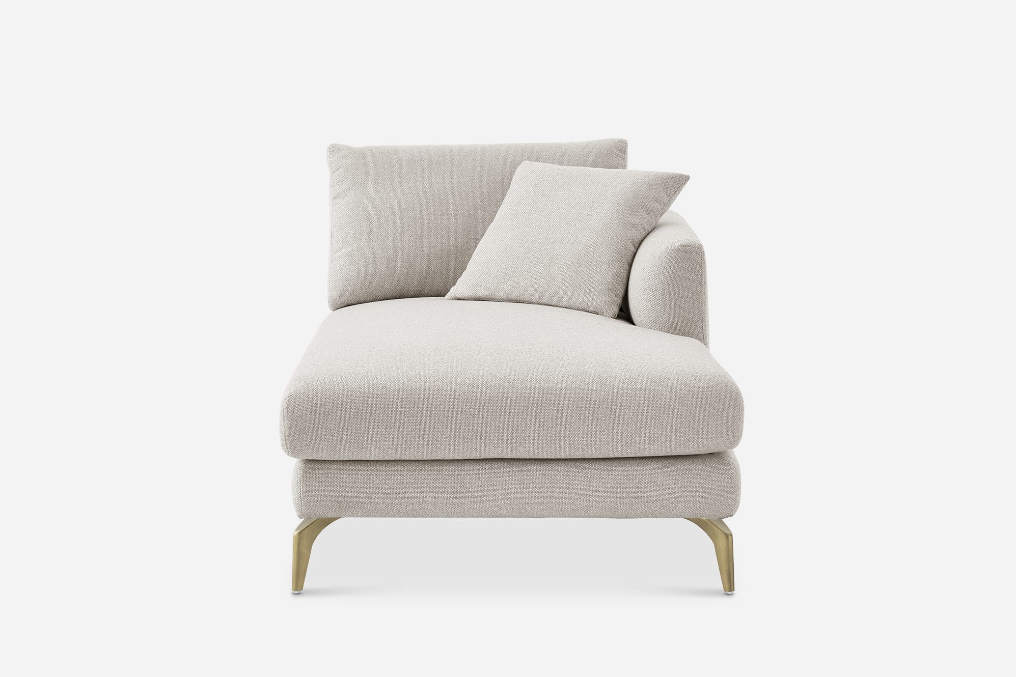 Lena Performance Fabric Right Chaise Couch 0
