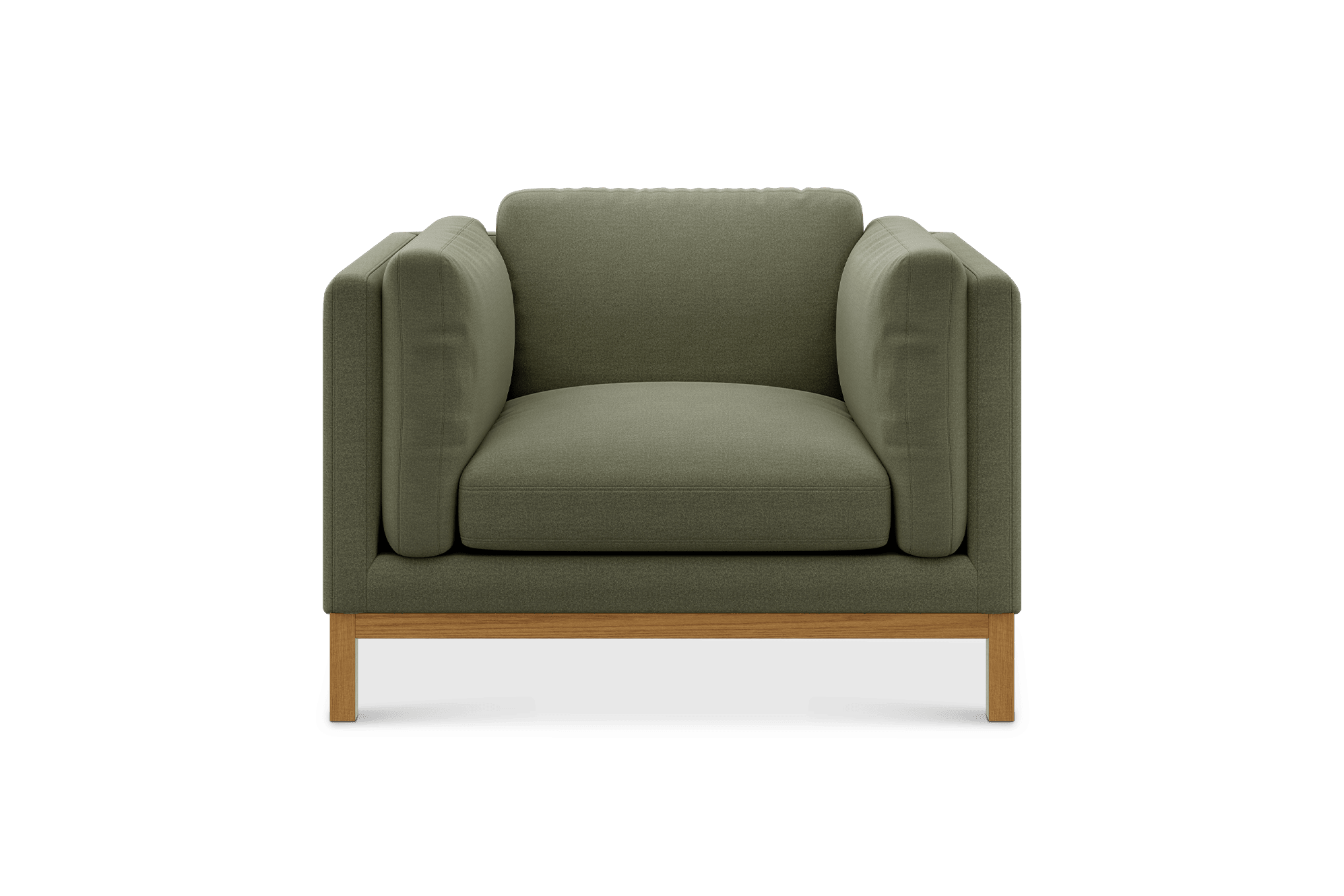 Owen Armchair Customised, (Performance Peyton) Moss (Natural Leg)
