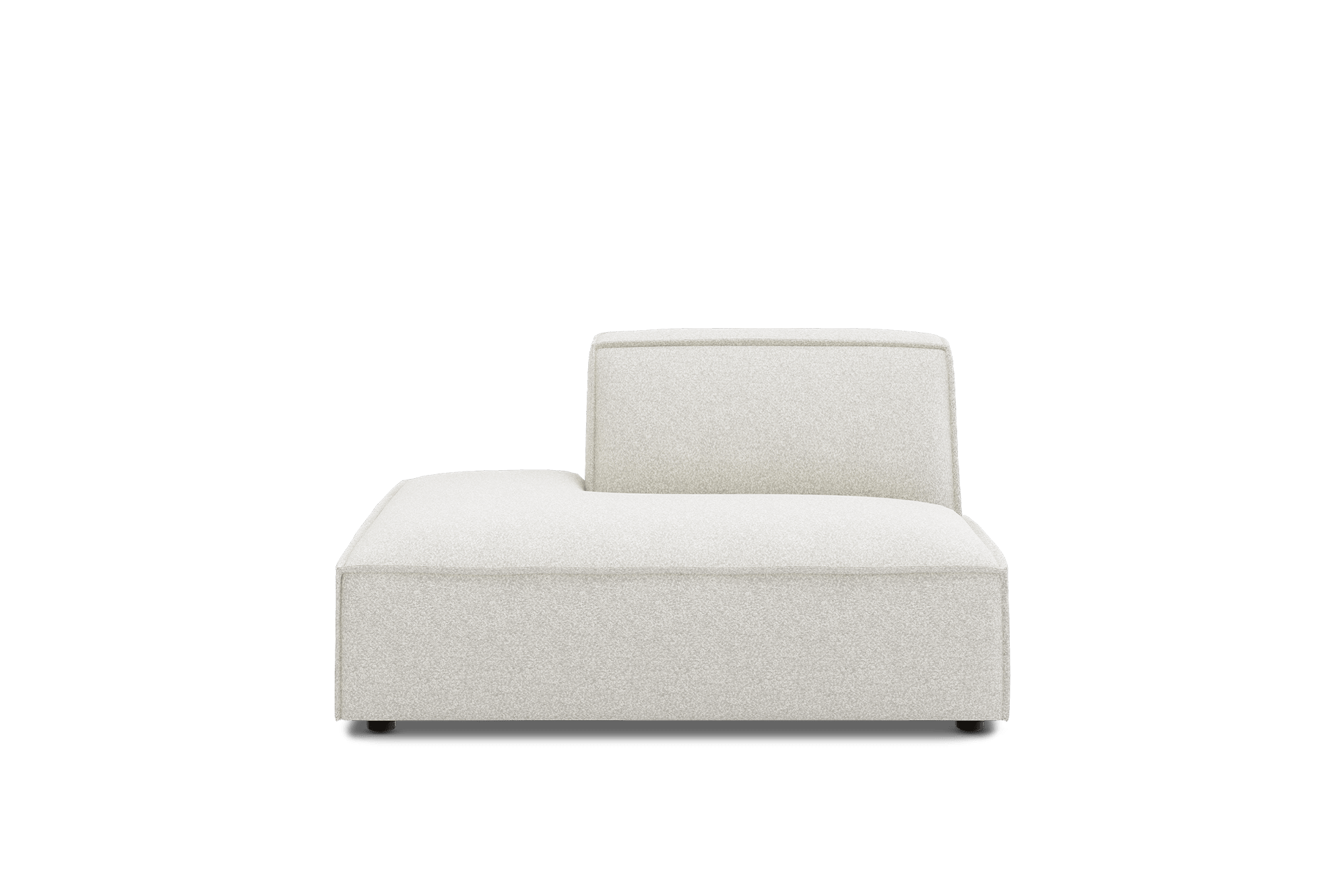 Jonathan Left Chaise Customized, (Performance Infinity) White Quartz