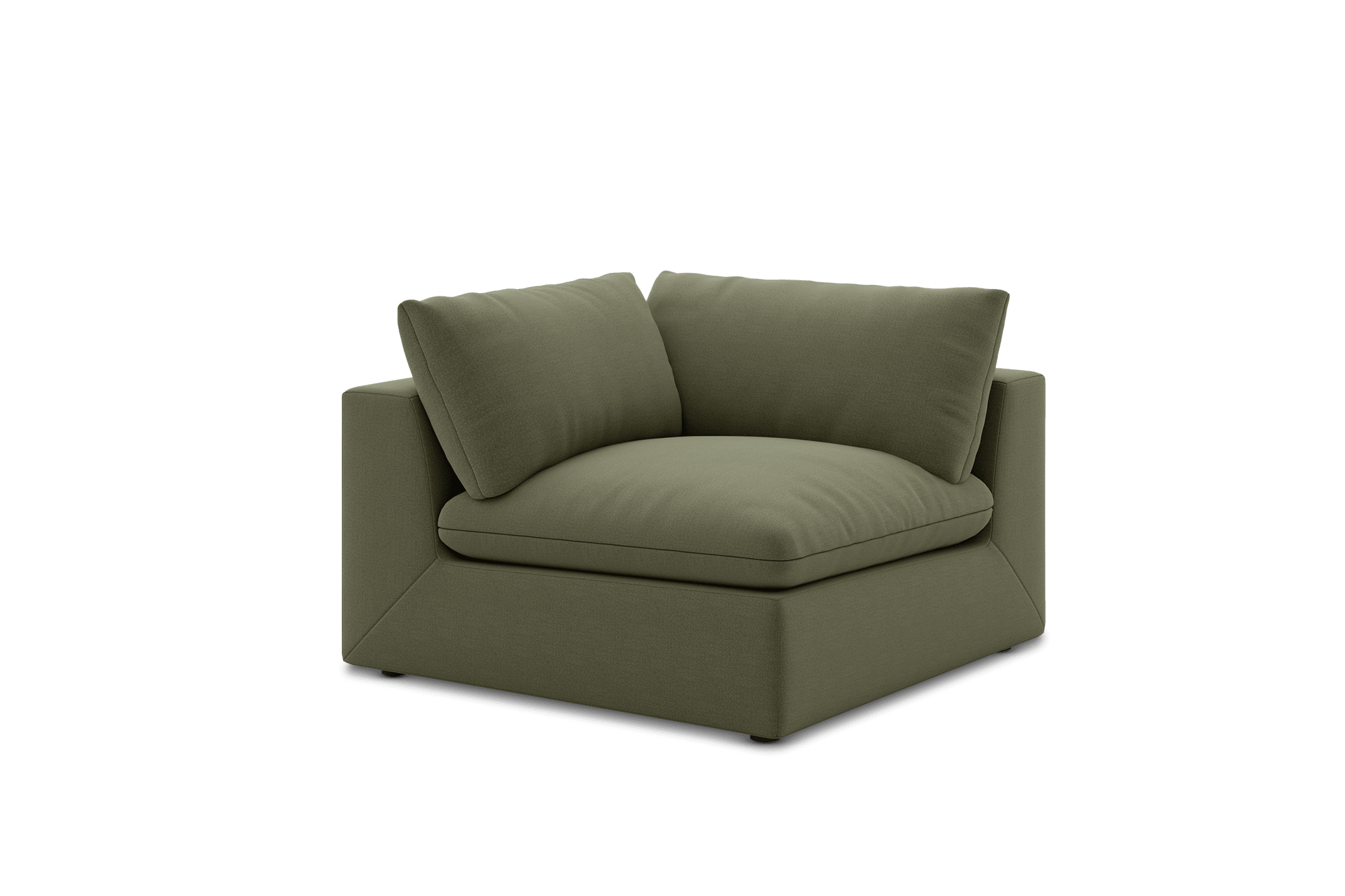 Dawson Corner Couch Customized, (Performance Peyton) Moss