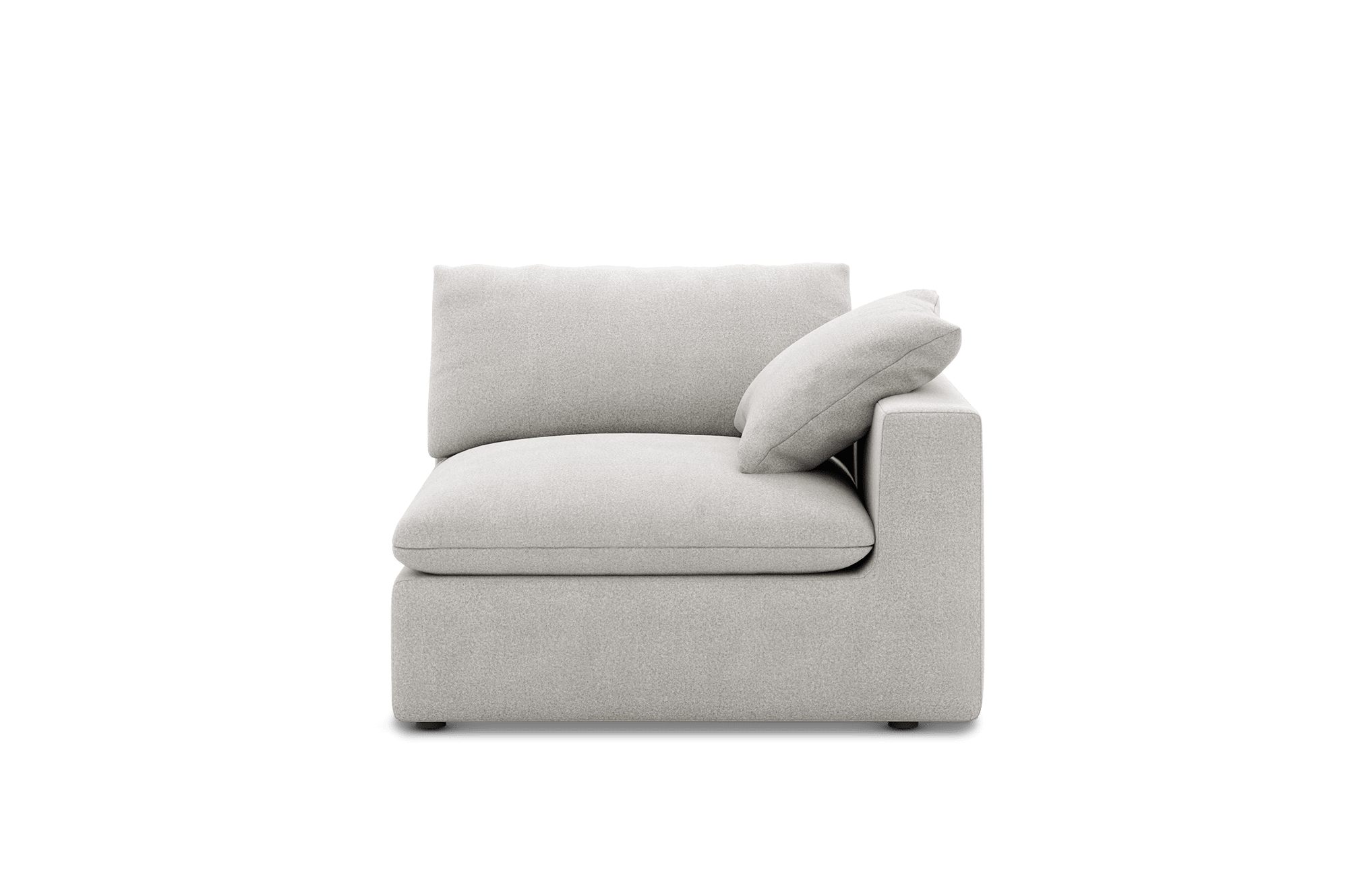 Dawson Right Arm Sofa Customised, (Performance Fleece) Medium Grey