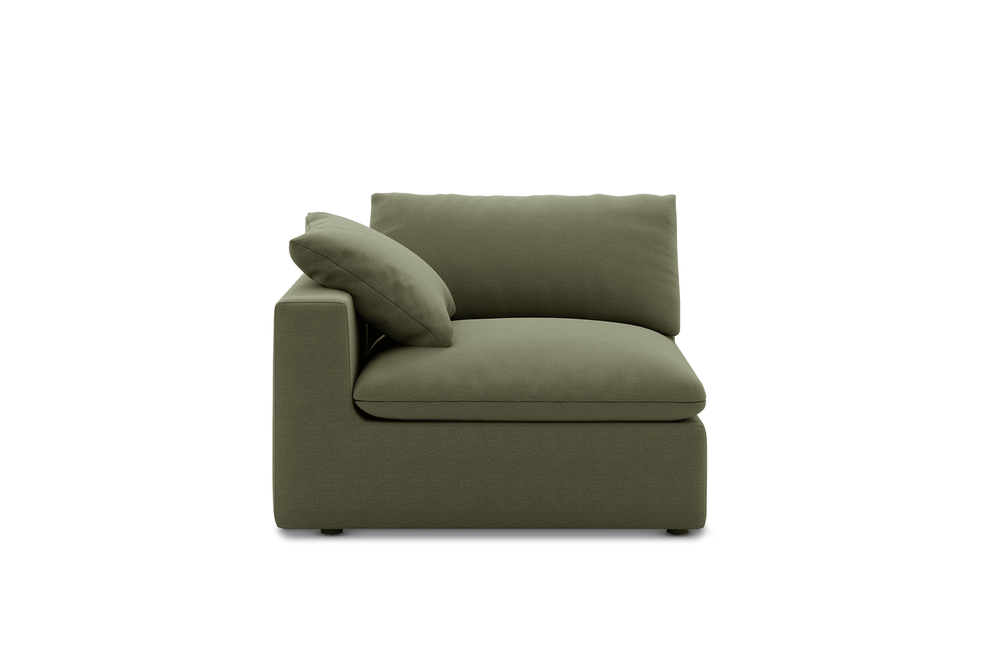 Dawson Left Arm Sofa Customized, (Performance Peyton) Moss