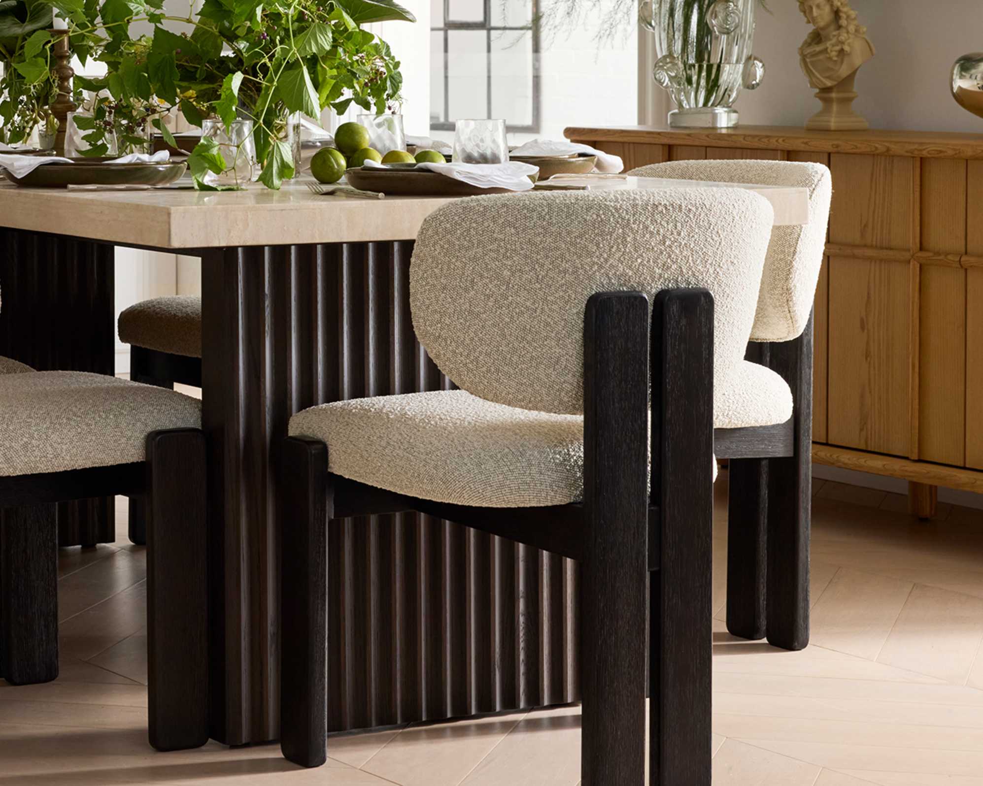 Oslo Performance Bouclé Dining Chair 6
