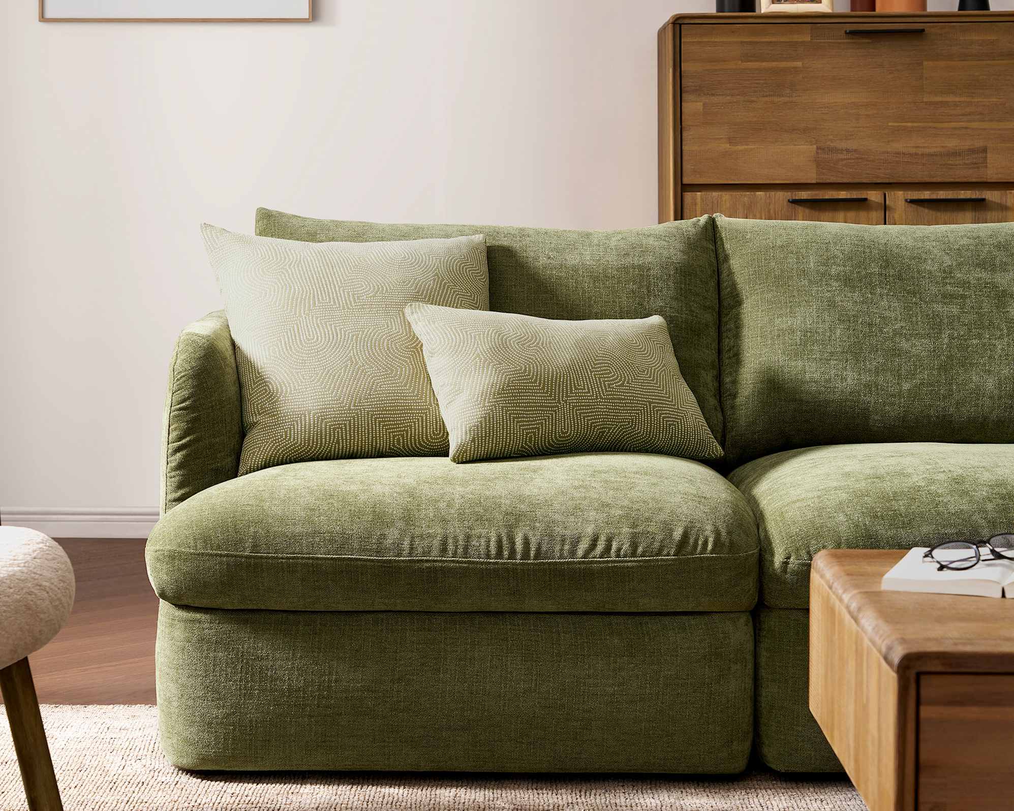 Celia Cushion, 30 x 50 cm, Ecru lifestyle