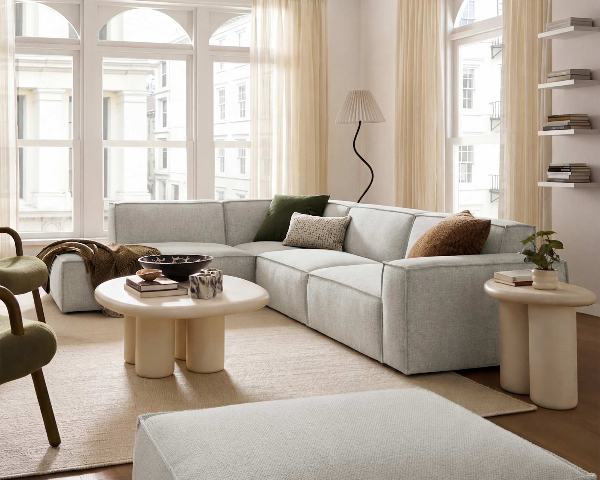 Jonathan Extended Side Chaise Sectional Sofa 3