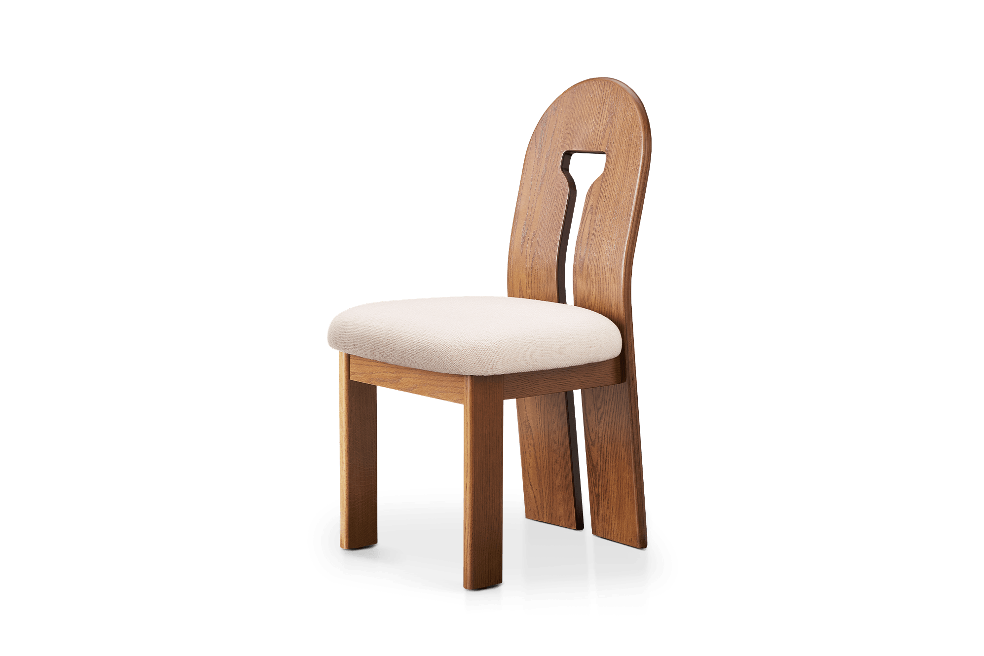 Tan France Avan Dining Chair, (Basketweave) Cream