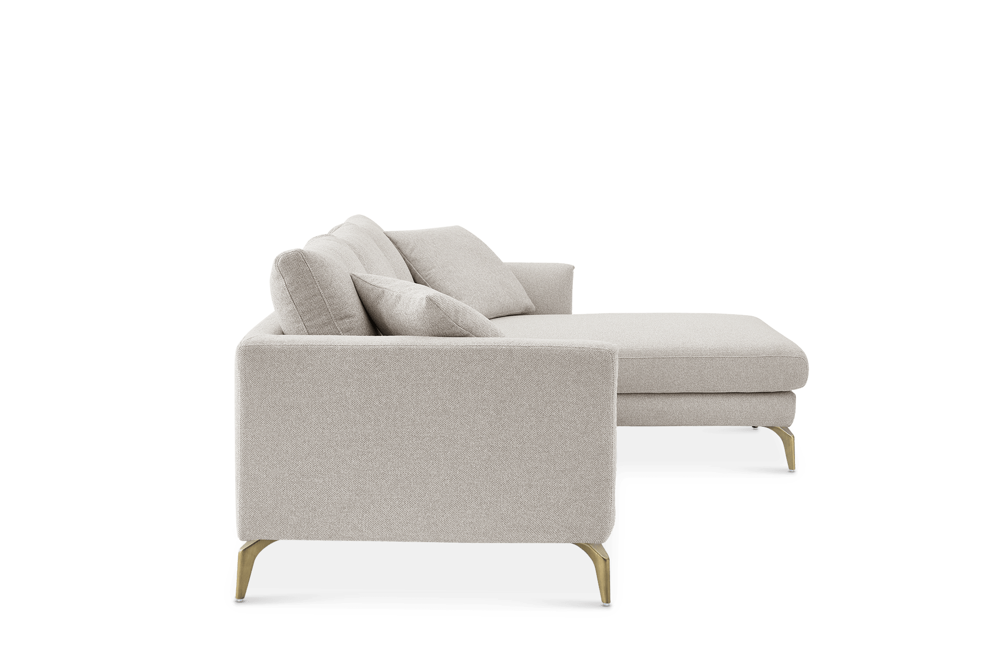Lena Performance Fabric Chaise Sofa 11
