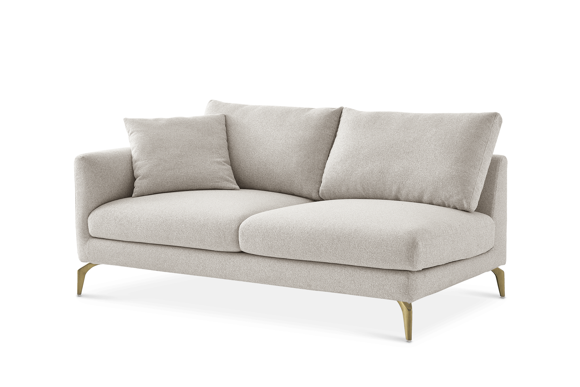 Lena Performance Fabric Left Arm 2 Seater Couch 9