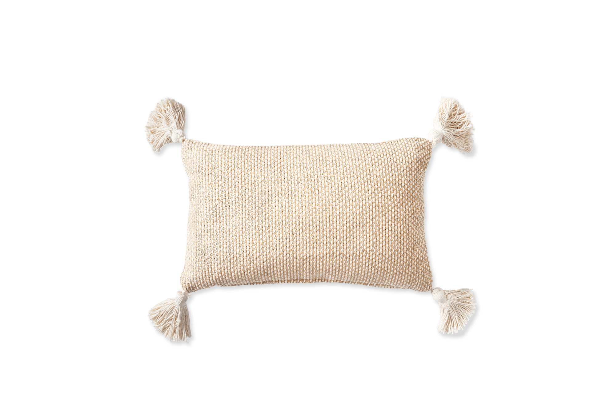 Tan France Willa Throw Pillow Cover, Cream, 30 x 50 cm