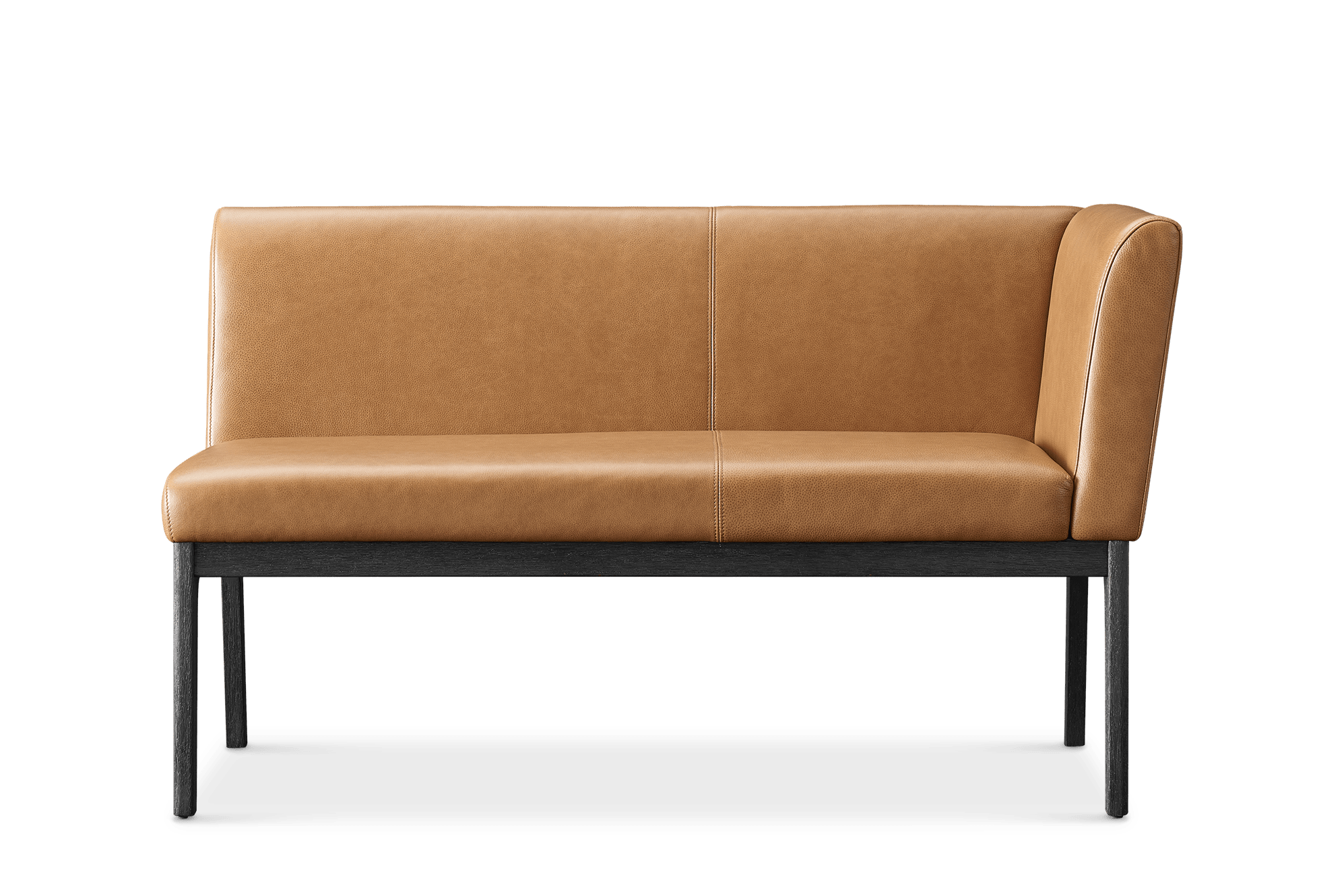 Elliot Leather Right Banquette Bench 0