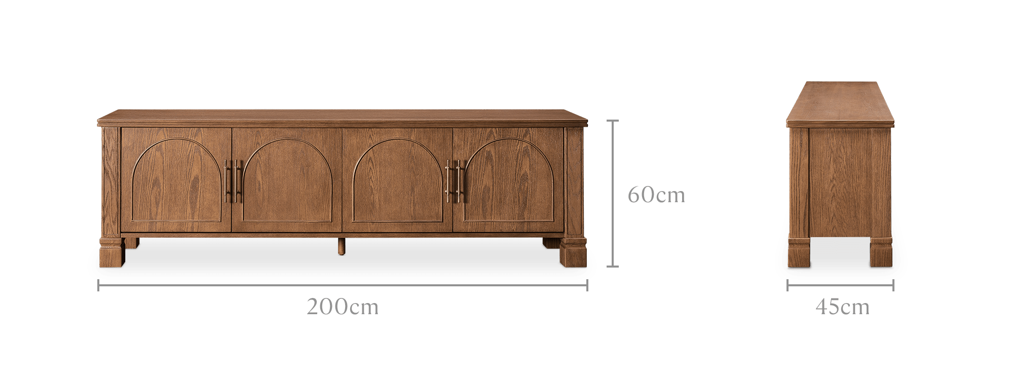 dimension of Tan France Rava TV Unit