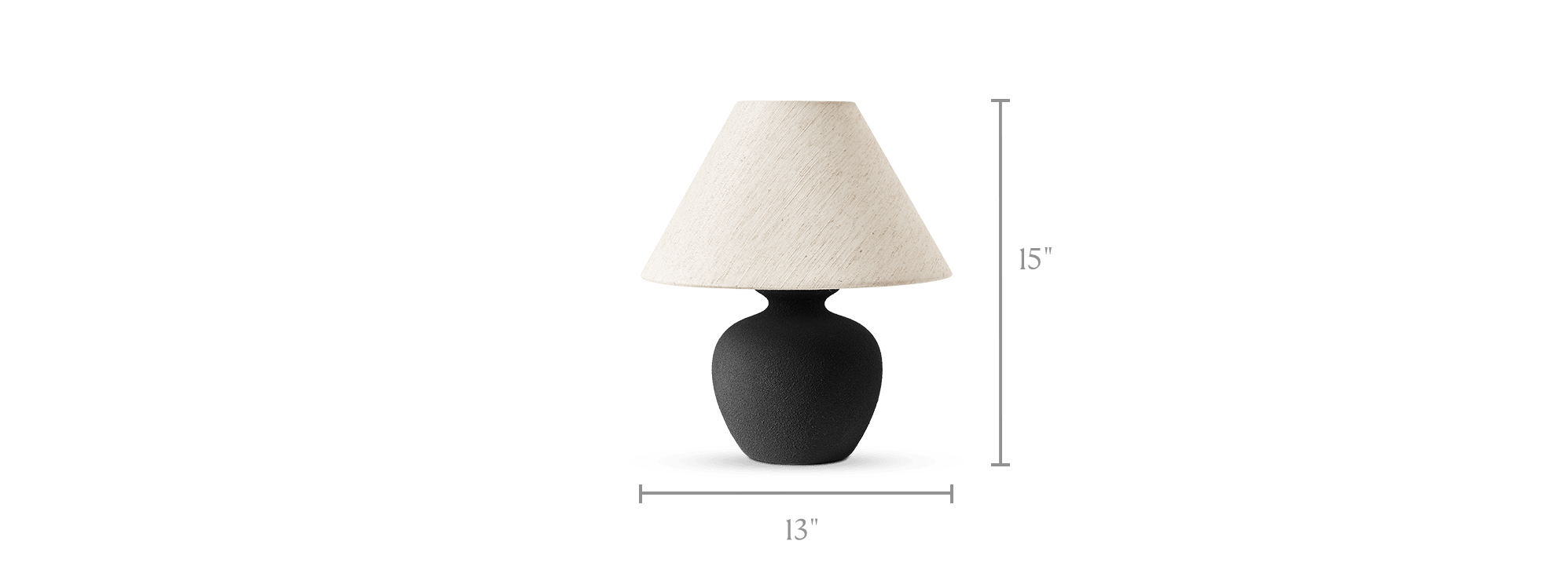 dimension of Celeste Small Table Lamp