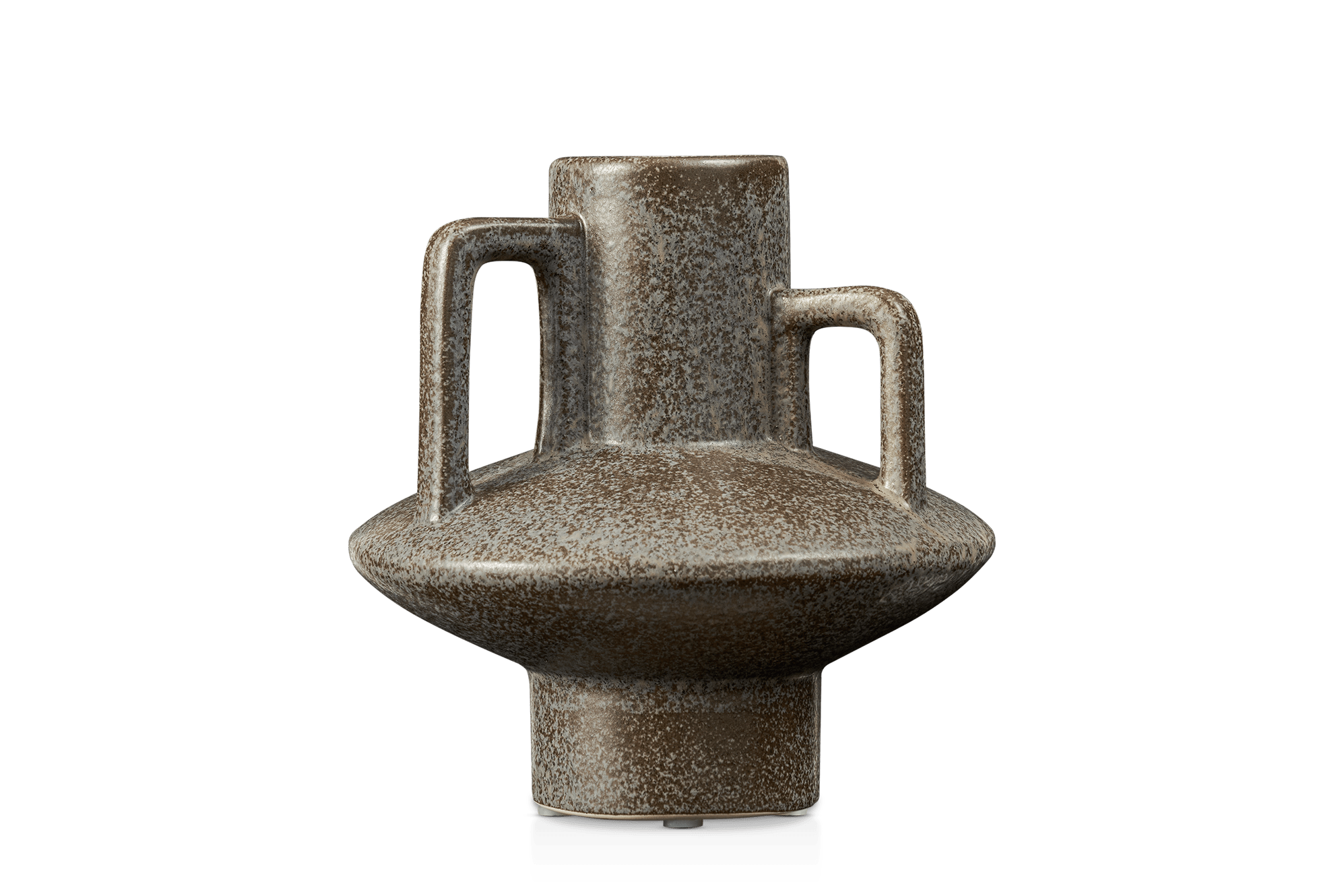 Ather Ceramic Vase W20 x D20 x H20.5cm, Grey
