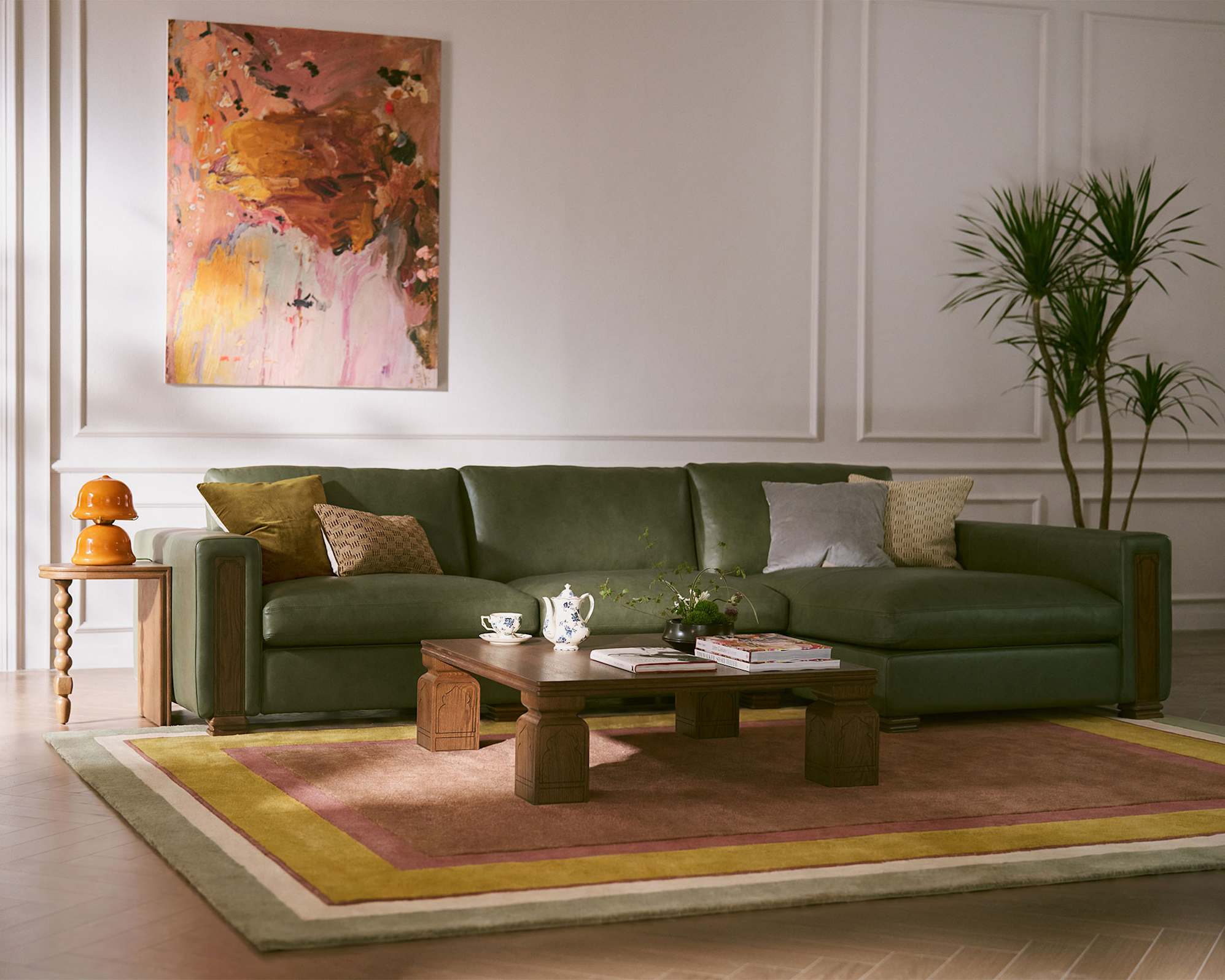 Tan France Maya Area Rug 0