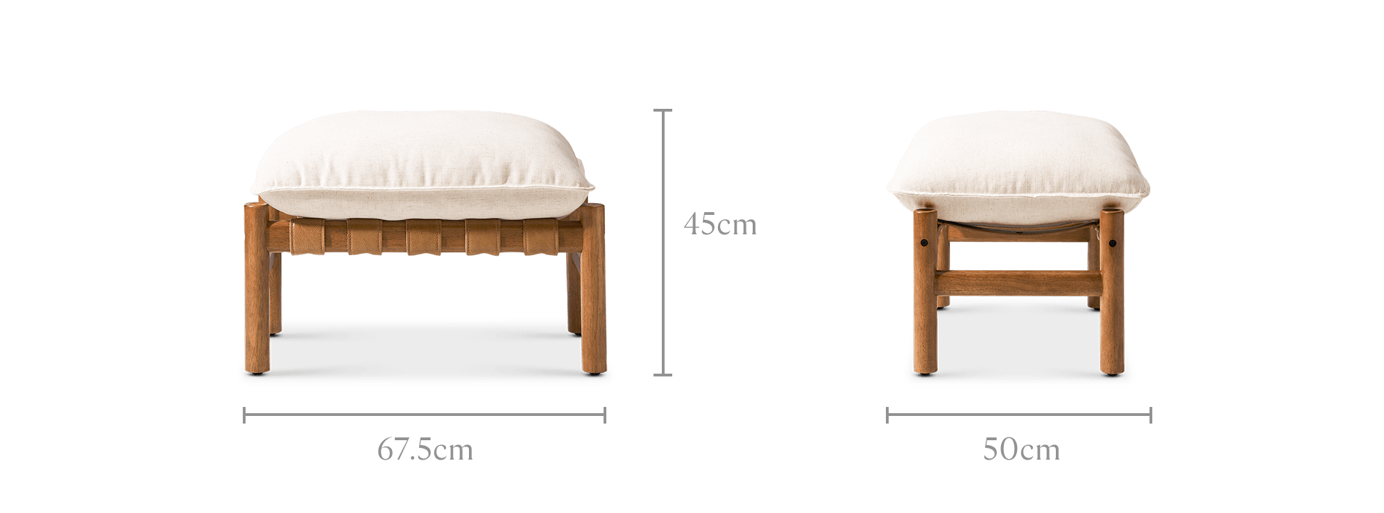 dimension of Nimbus Ottoman