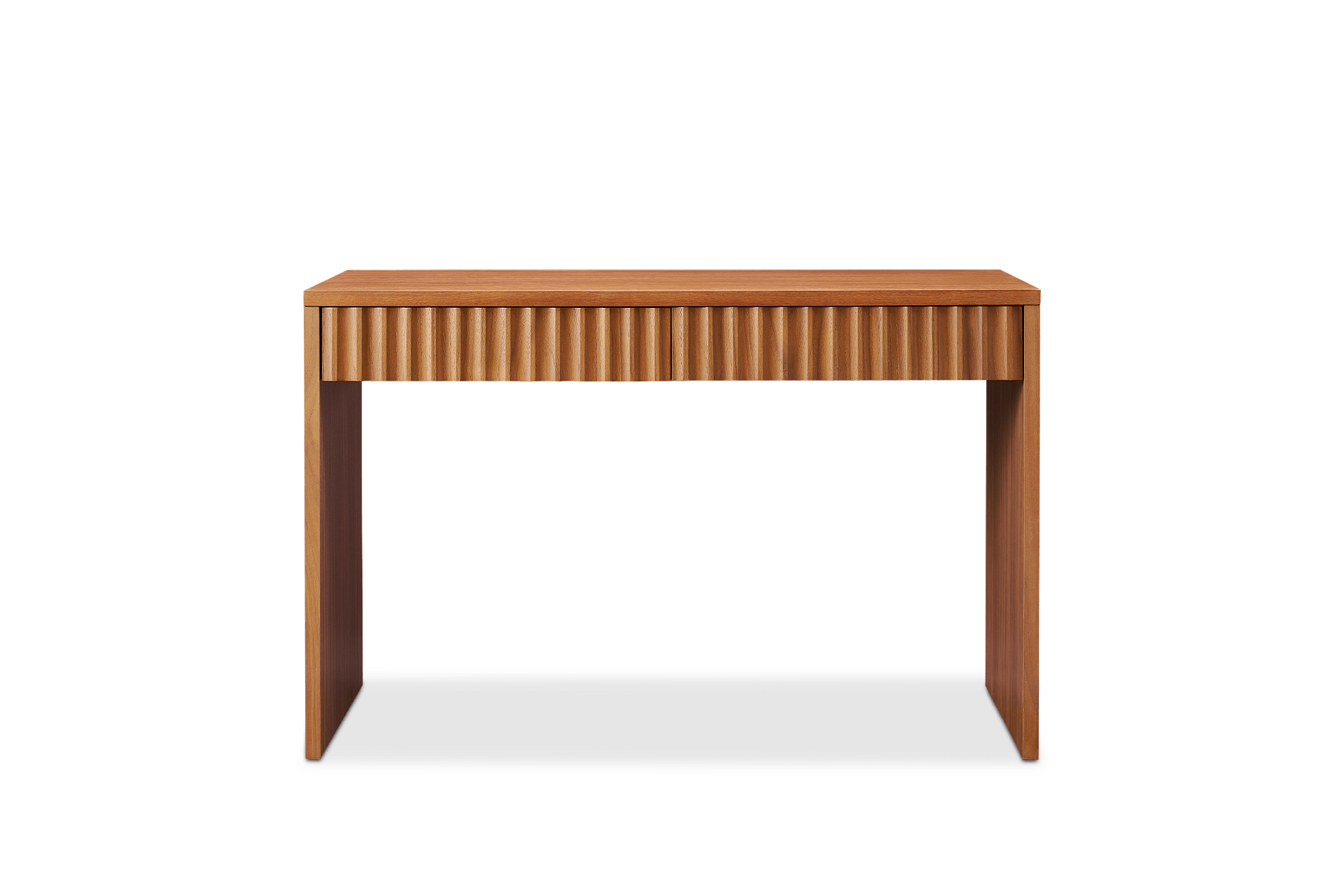 Sloane Desk with 2 Drawers, Walnut
