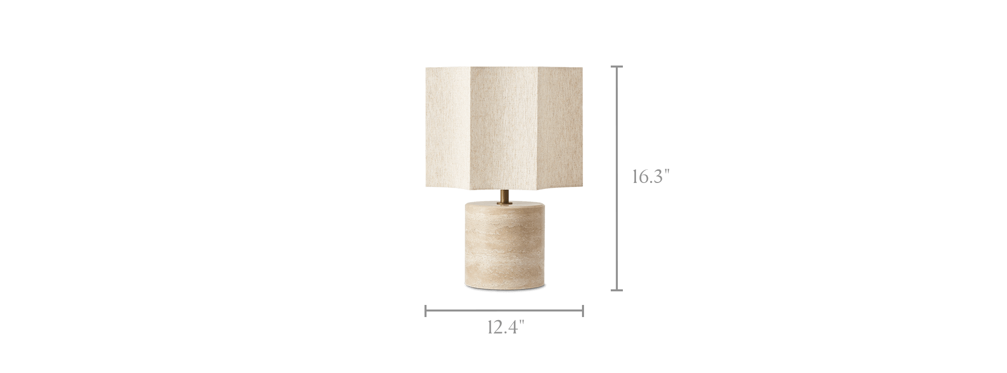 dimension of Terra Table Lamp