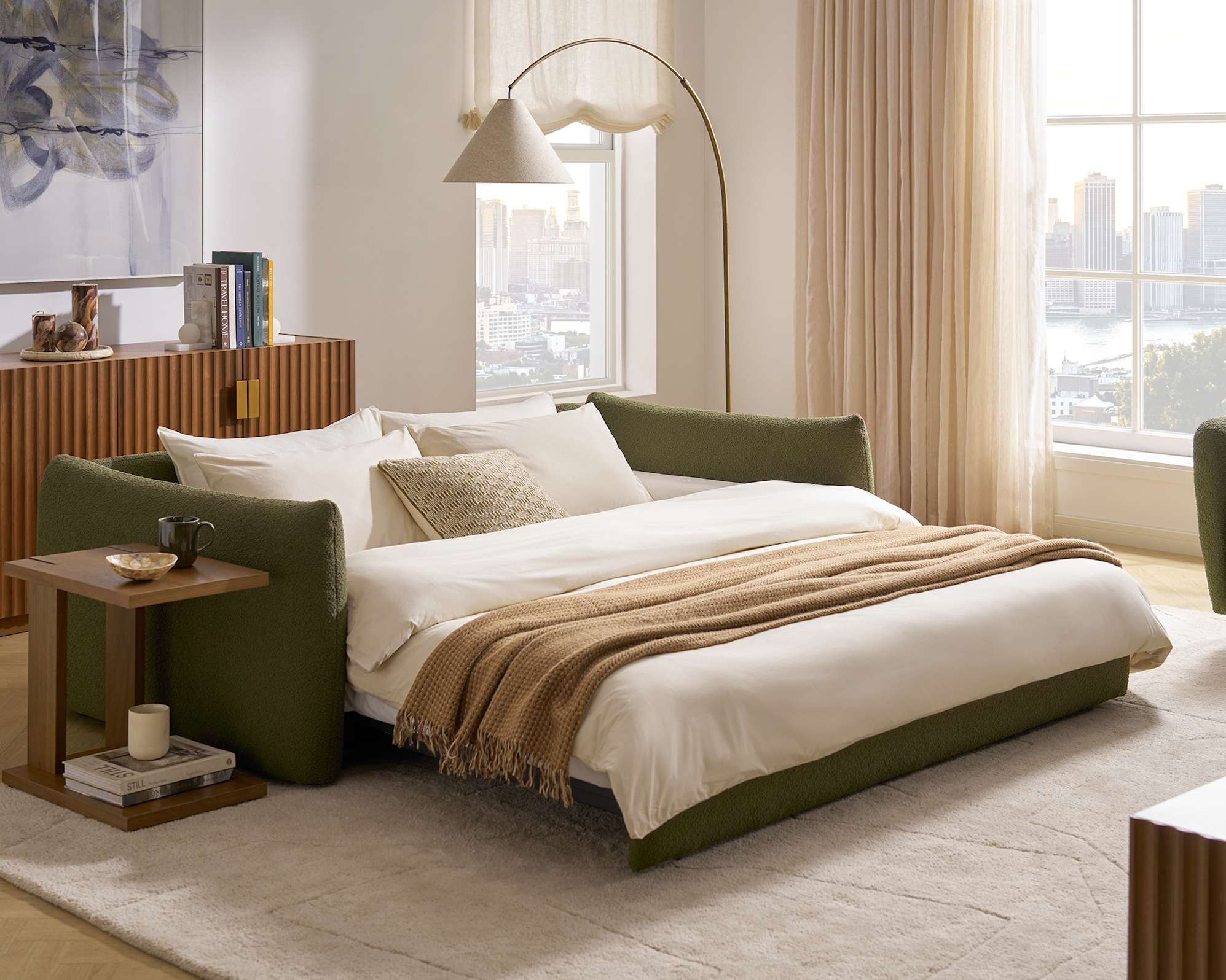 Haven Sofa Bed Full Size Sheet Set lifestyle