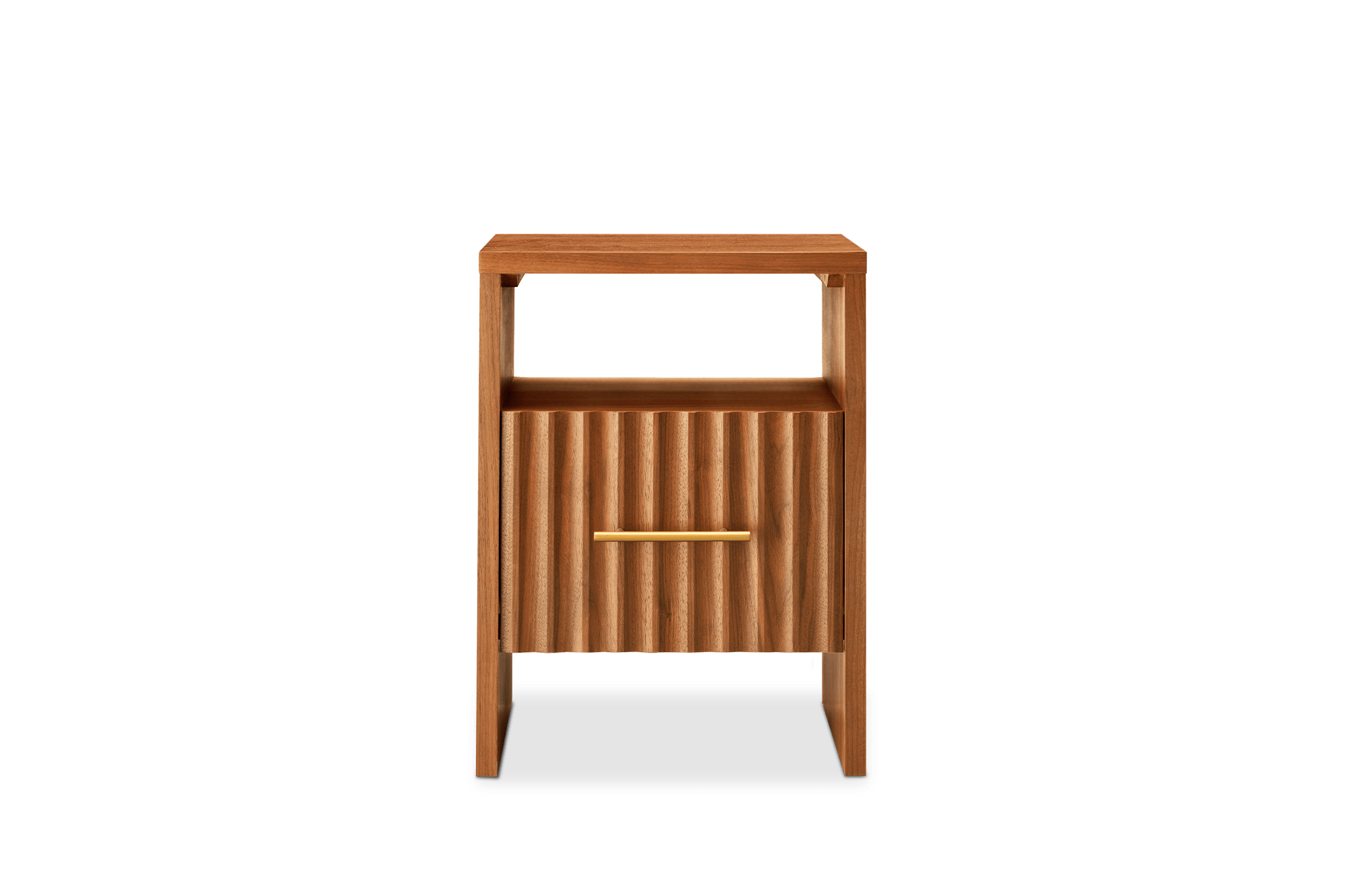 Sloane Bedside Table, 45cm, Walnut
