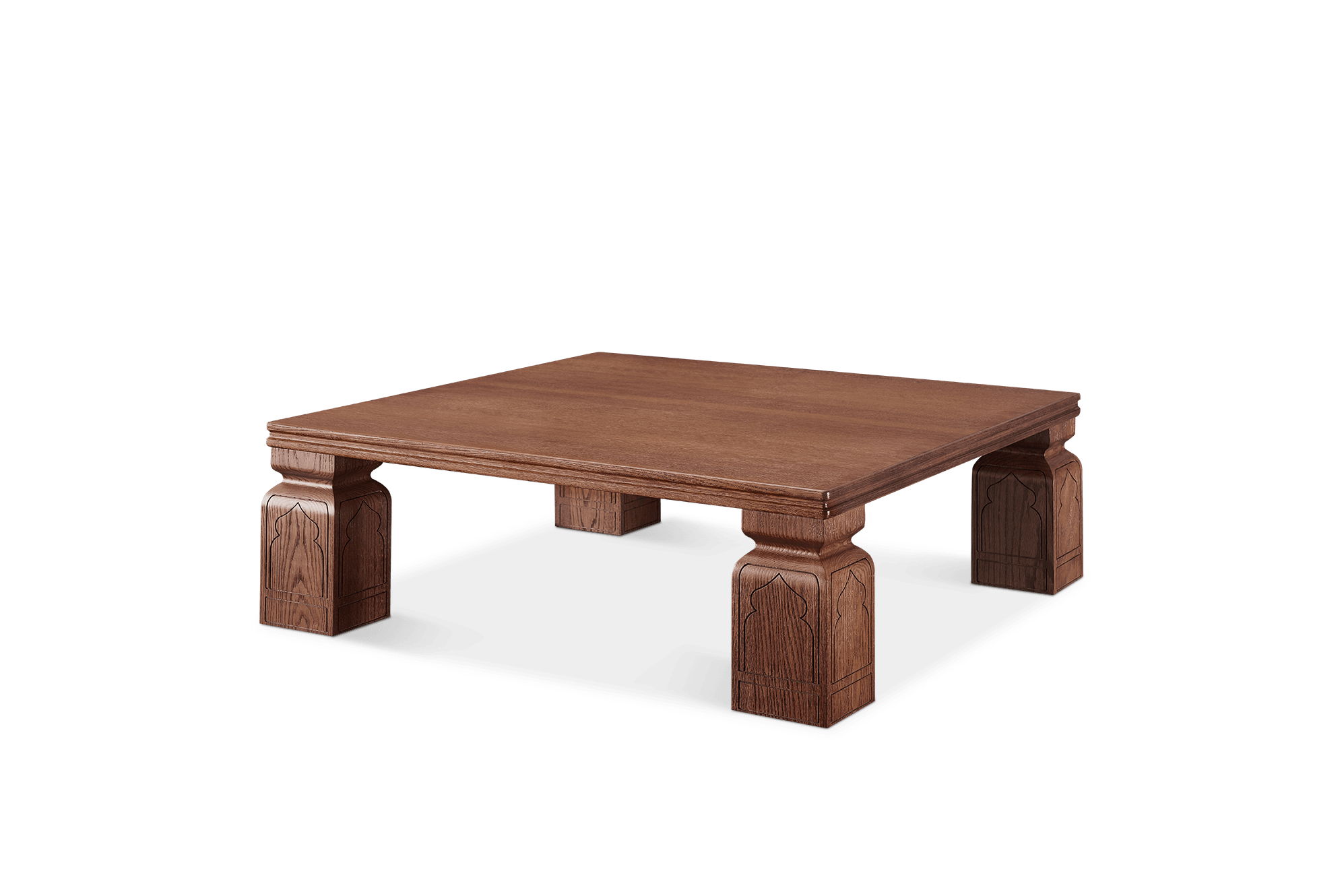 Tan France Anaya Square Tea Table, 39.4"