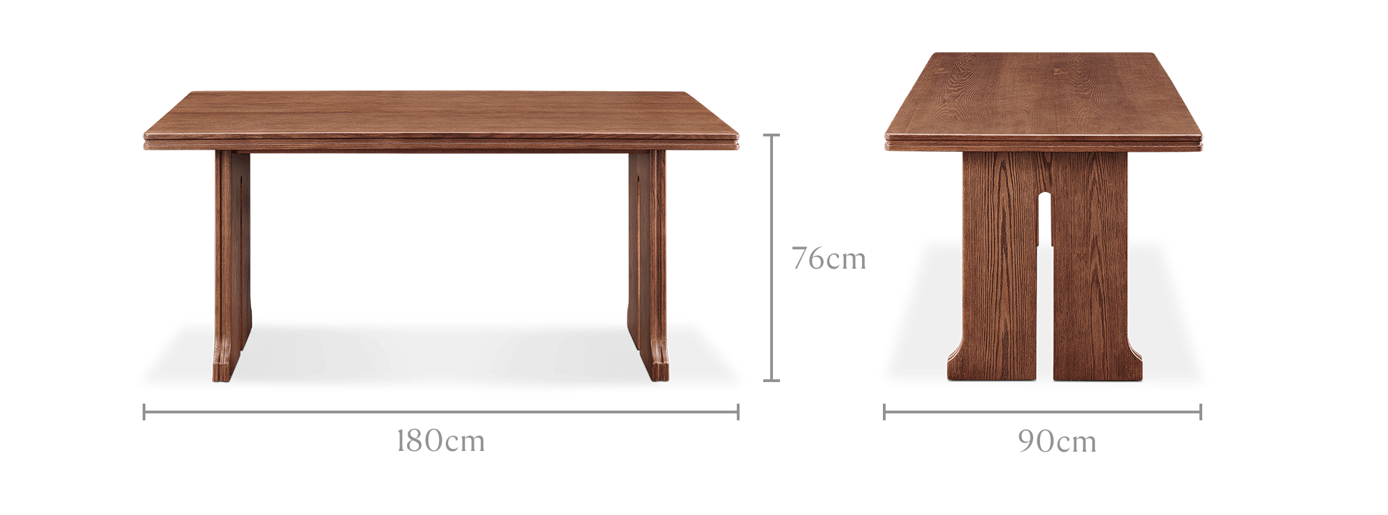 dimension of Tan France Avan Dining Table