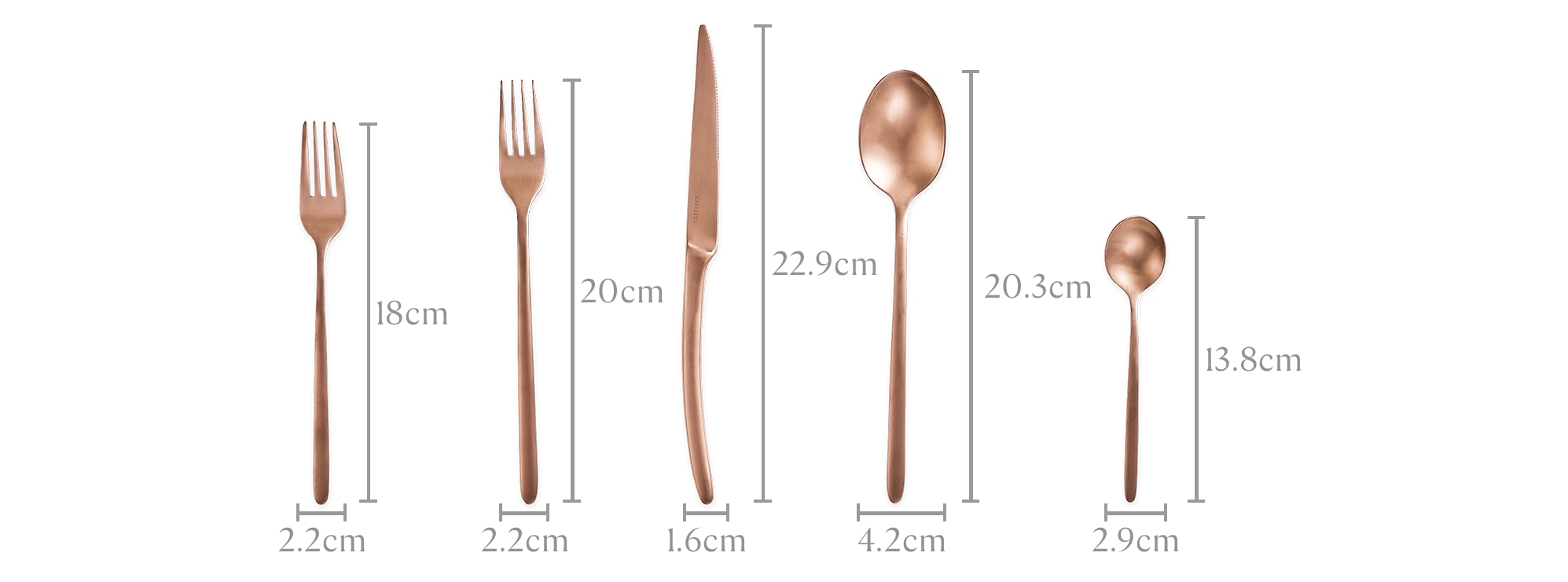 Quinn 18/10 Stainless Steel Cutlery Set 4