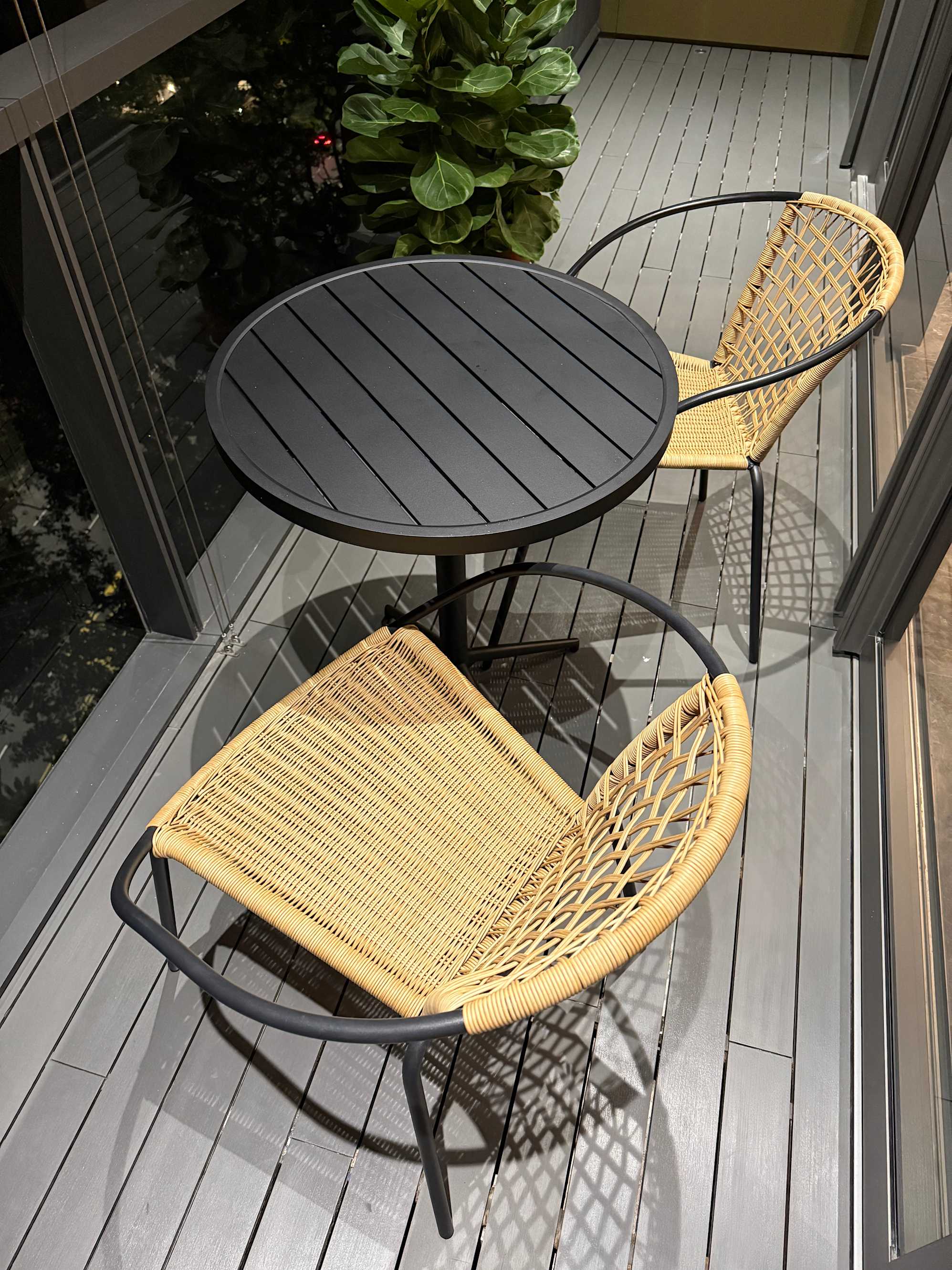 Balcony Table and Chairs Set