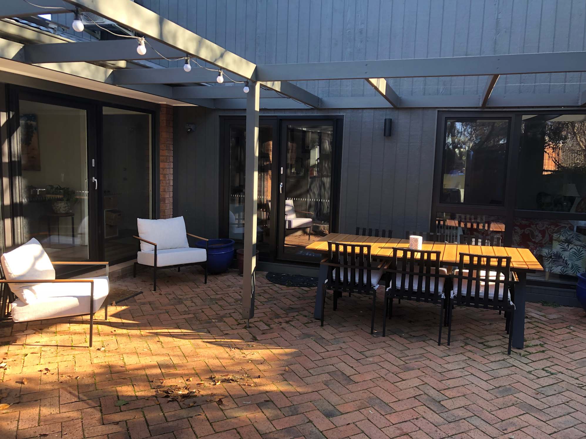 Super comfy outdoor setting