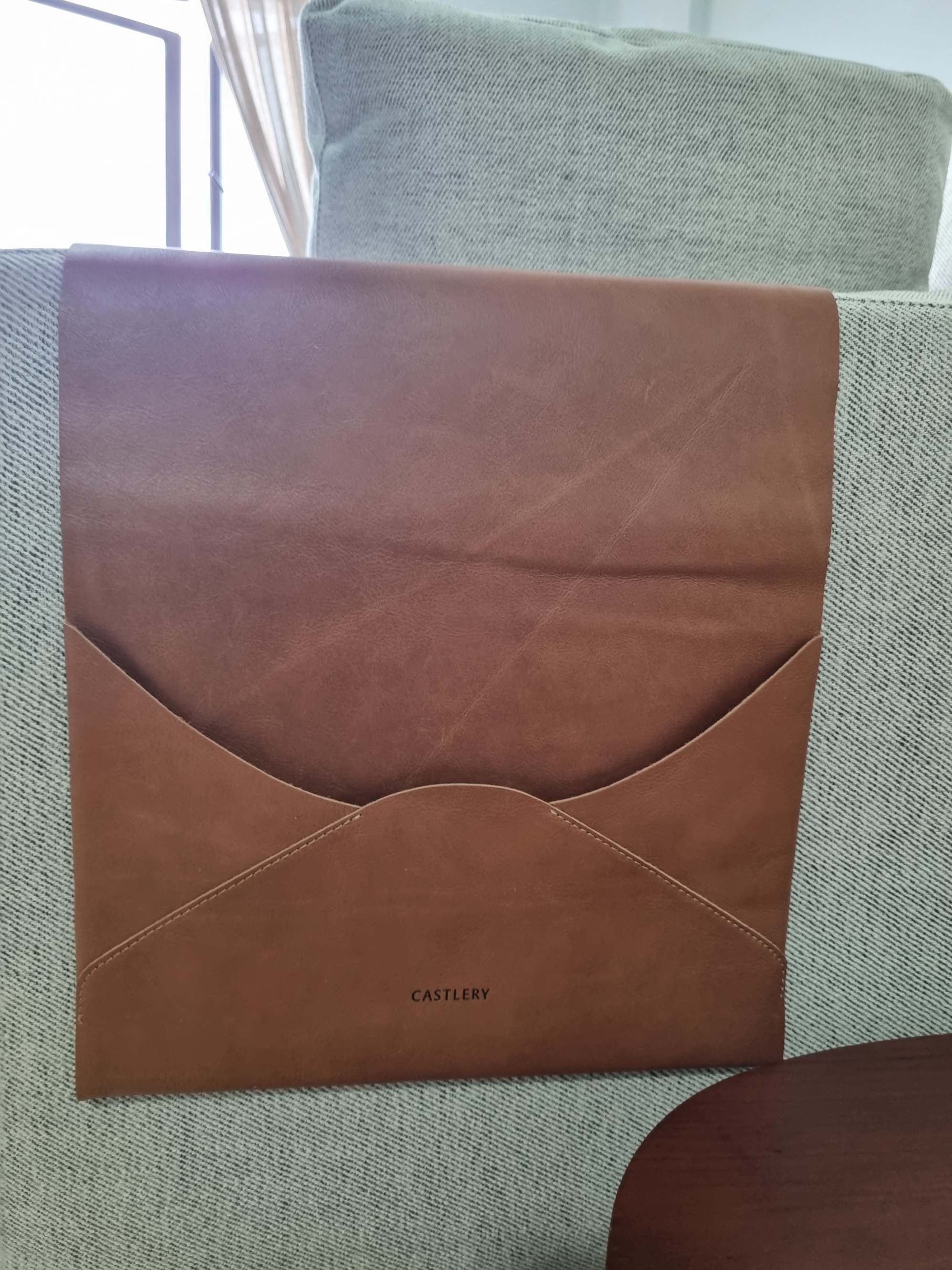 Leather Armrest Organizer