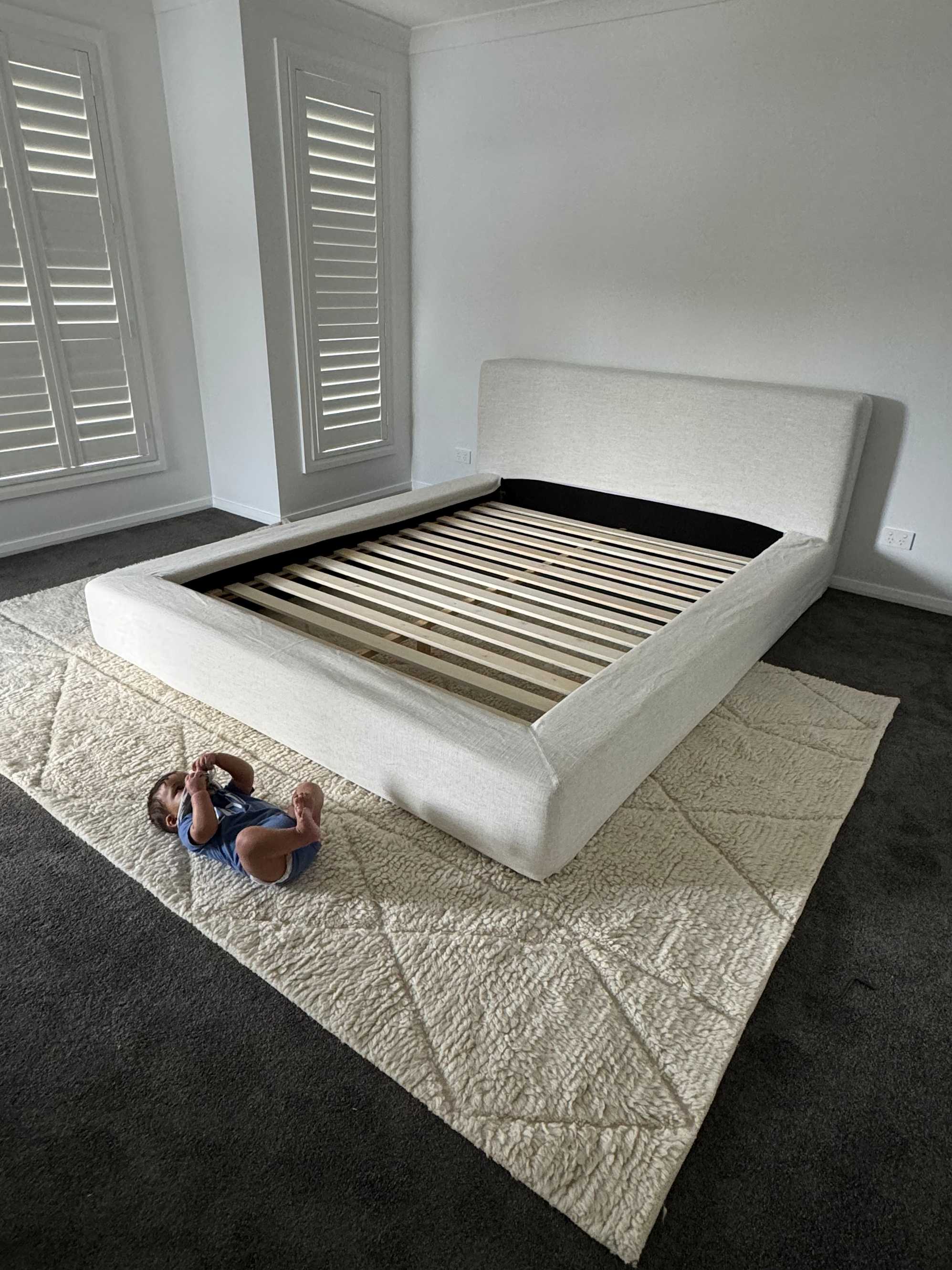 If I could envision a cloud as my bed.