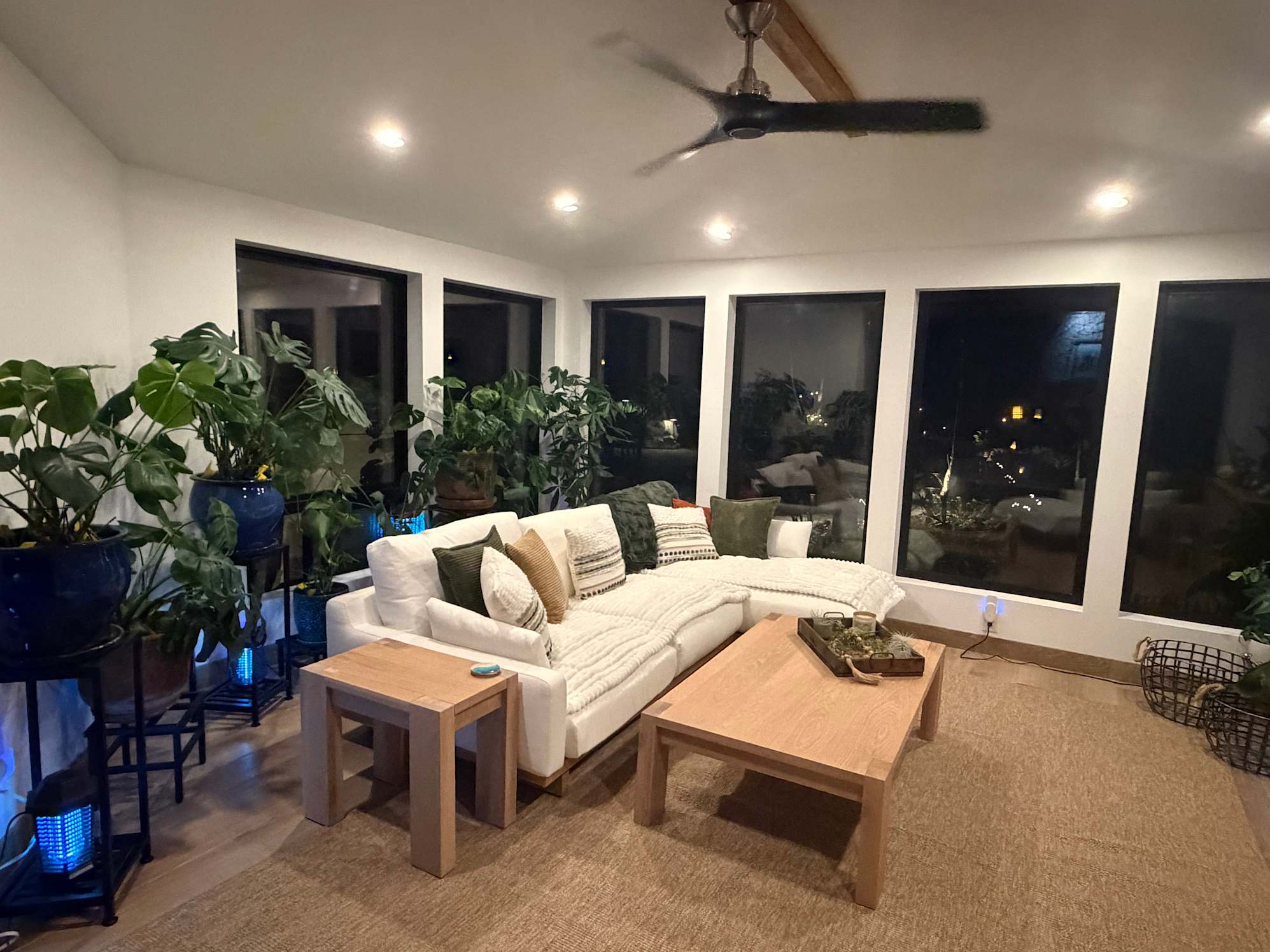 Beautiful deep comfortable sectional
