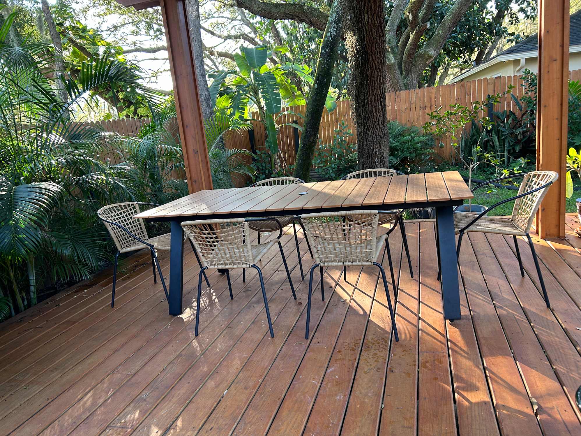 Lovely outdoor table