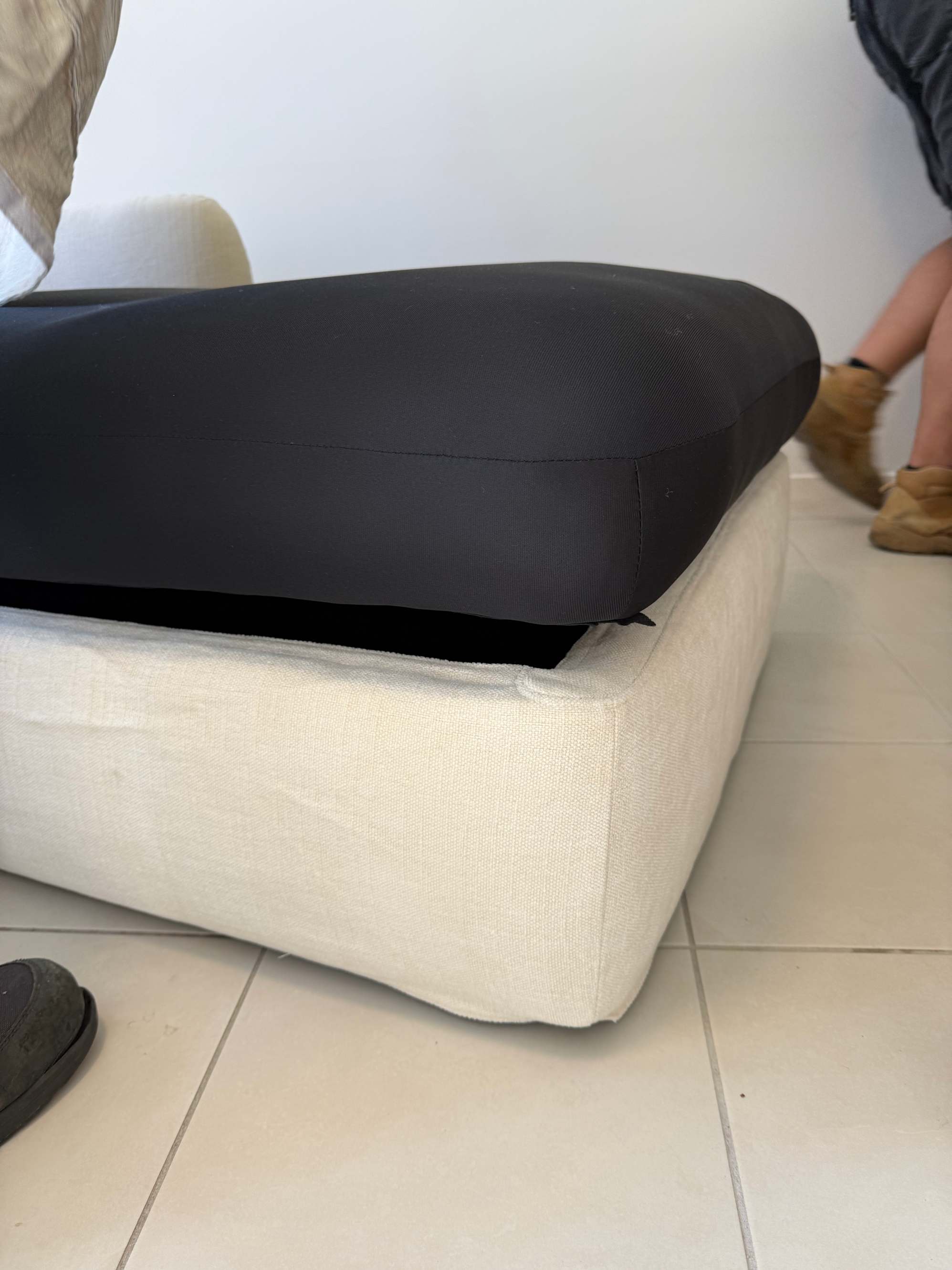 Sofa is good but has gap on lift 