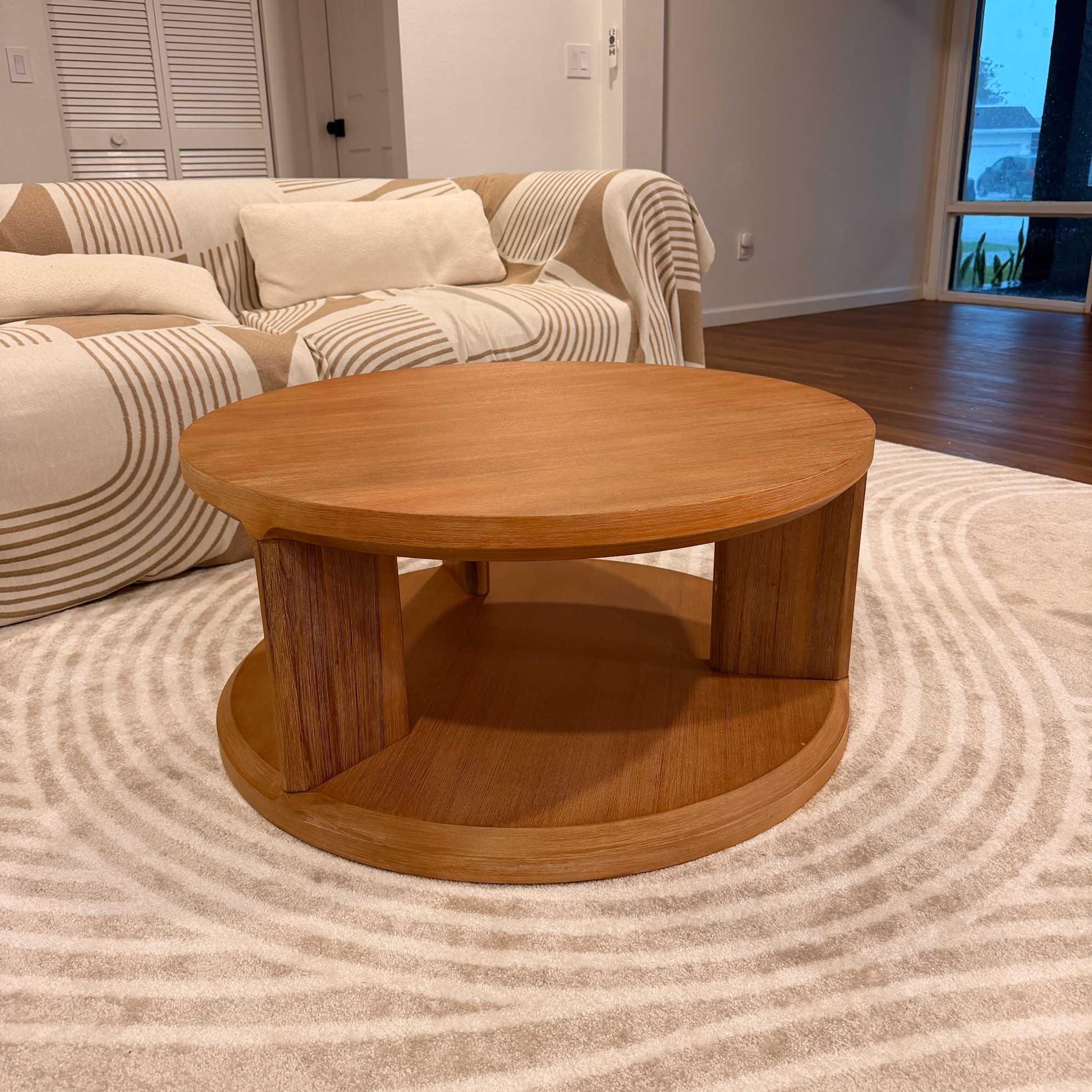 Beautiful round coffee table