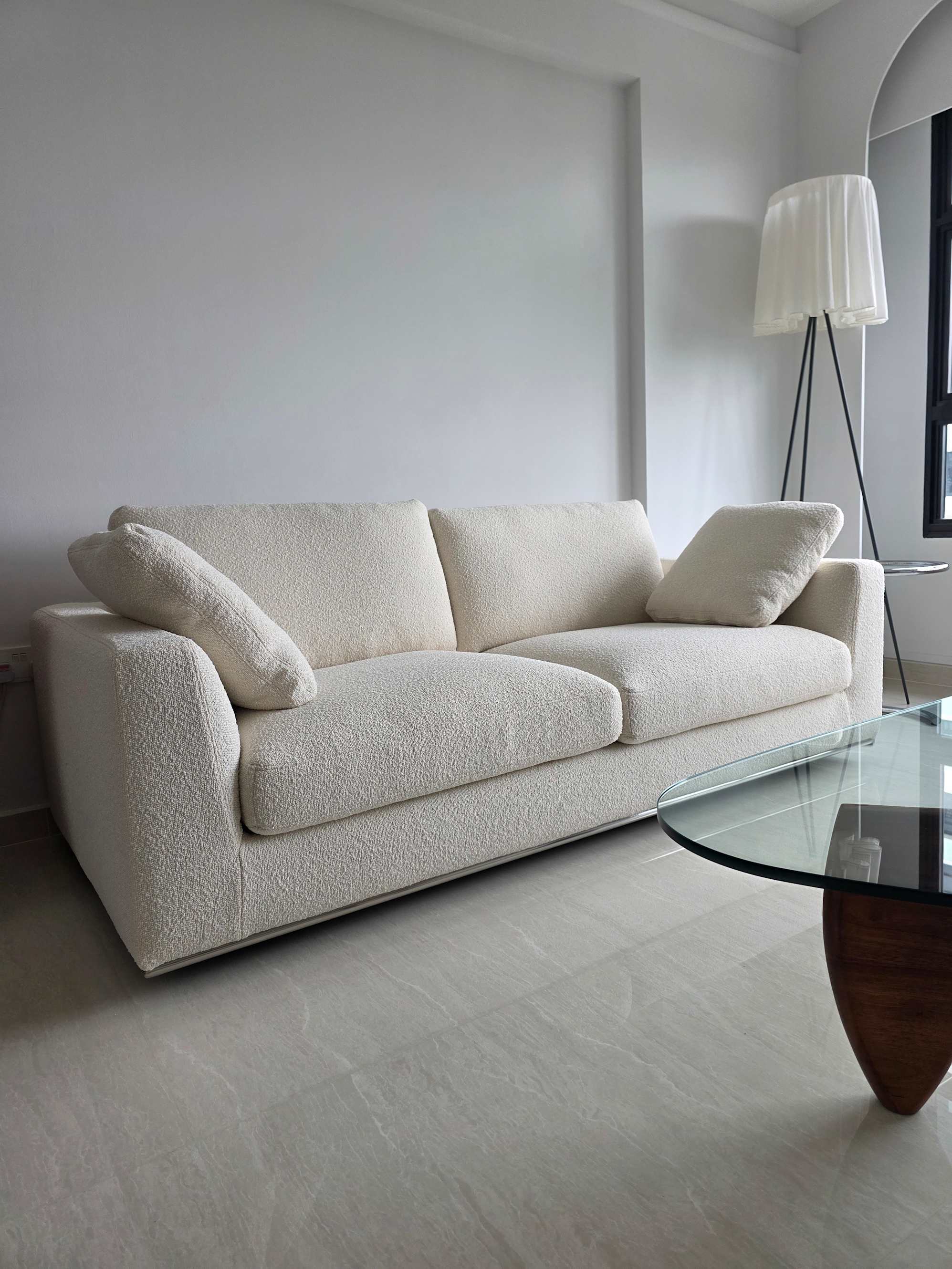 Hamilton 3 seater boucle fabric