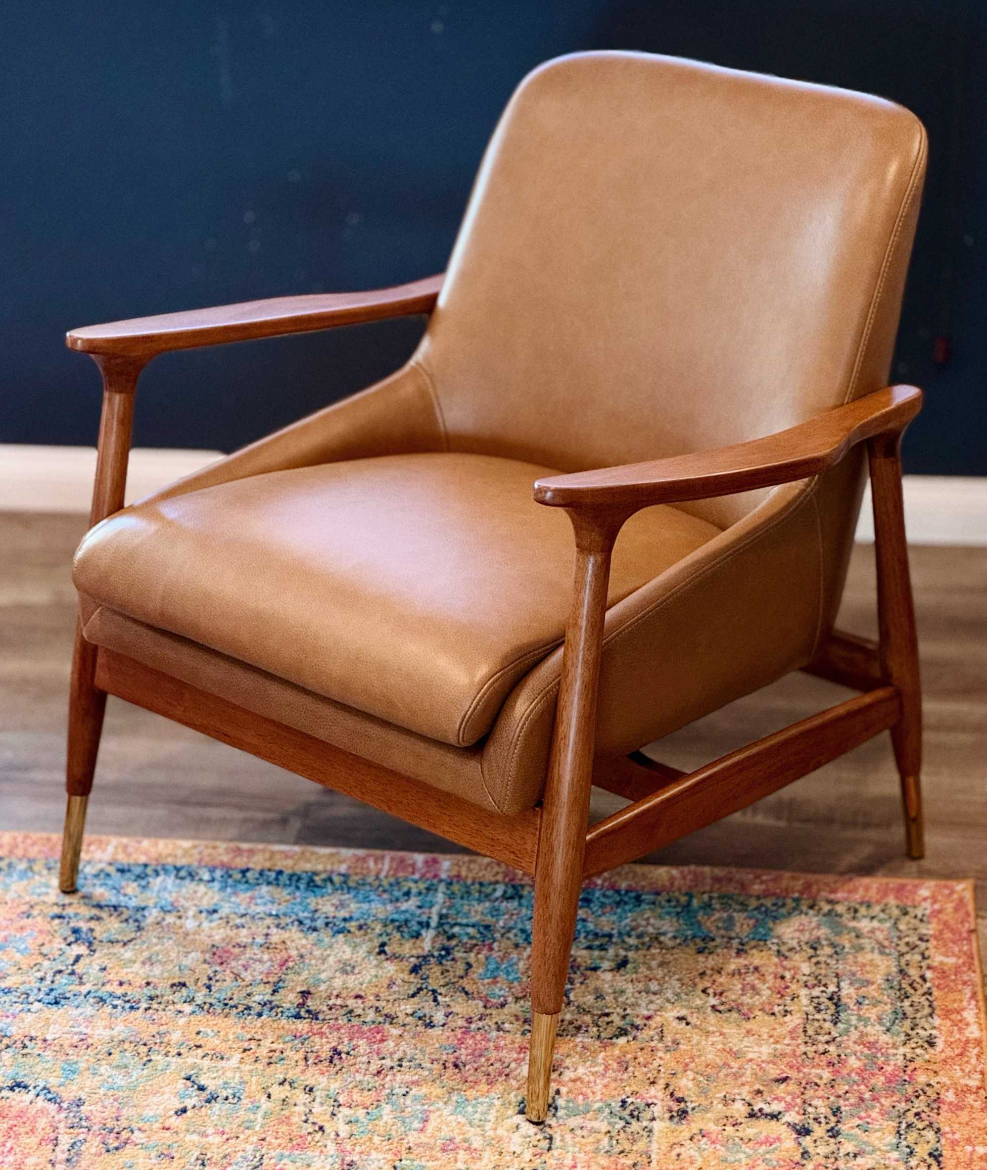 New favorite leather reading chair